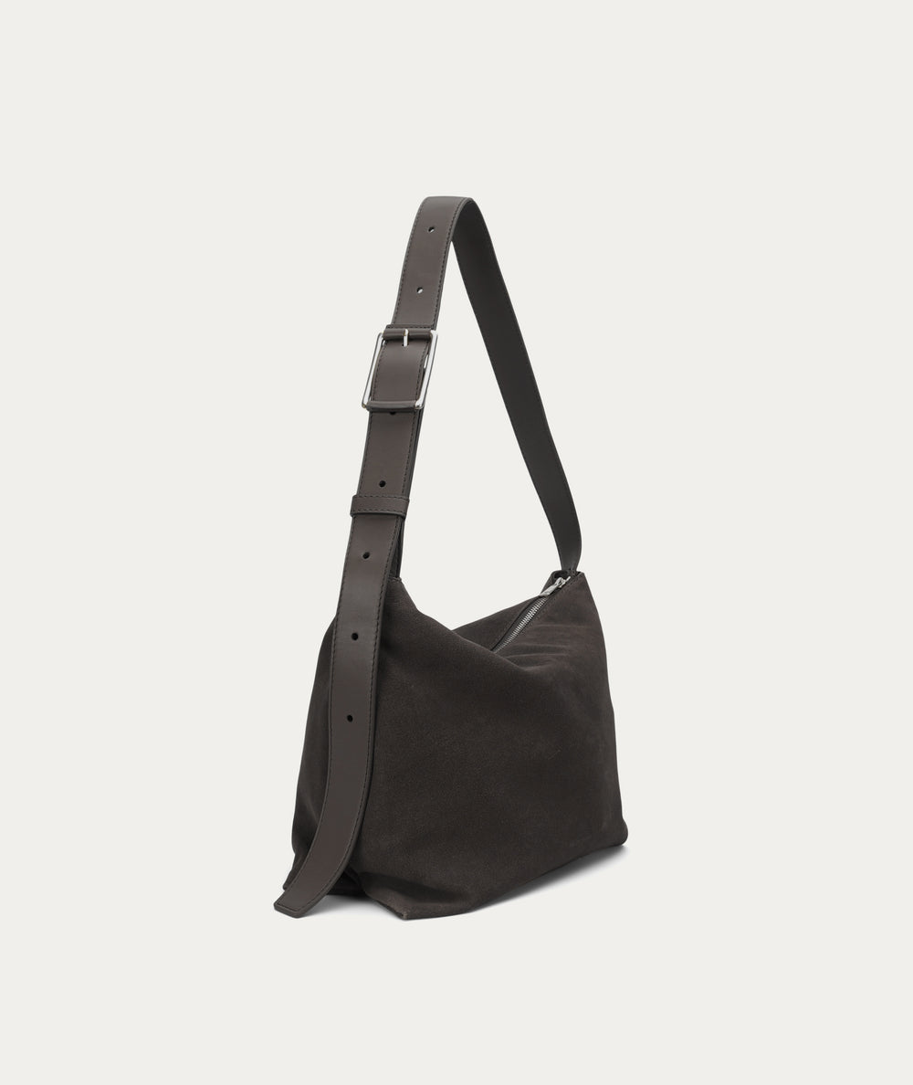 Midimese Bag - Asphalt Suede