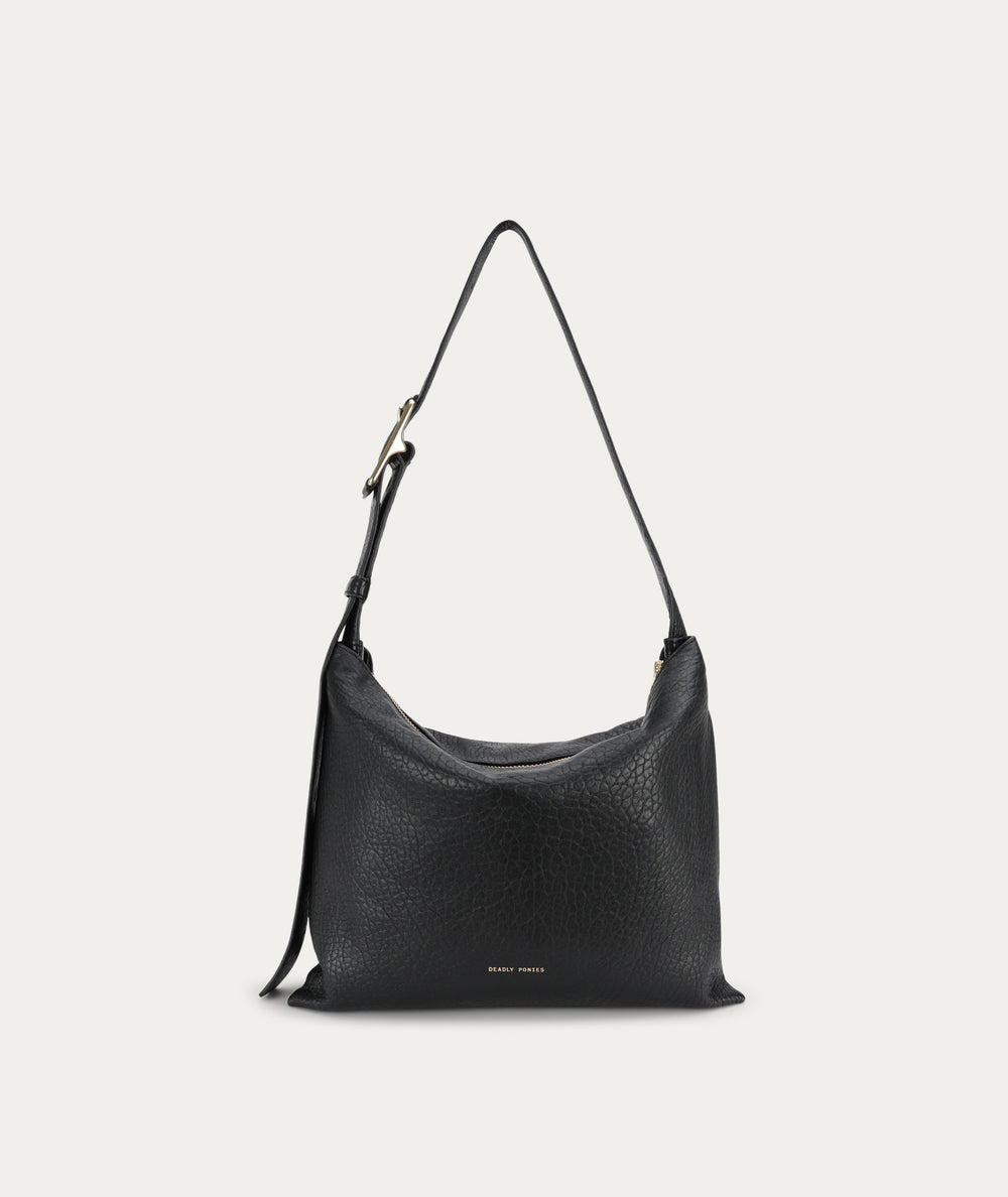 Midimese Bag - Black Bulle/Brass