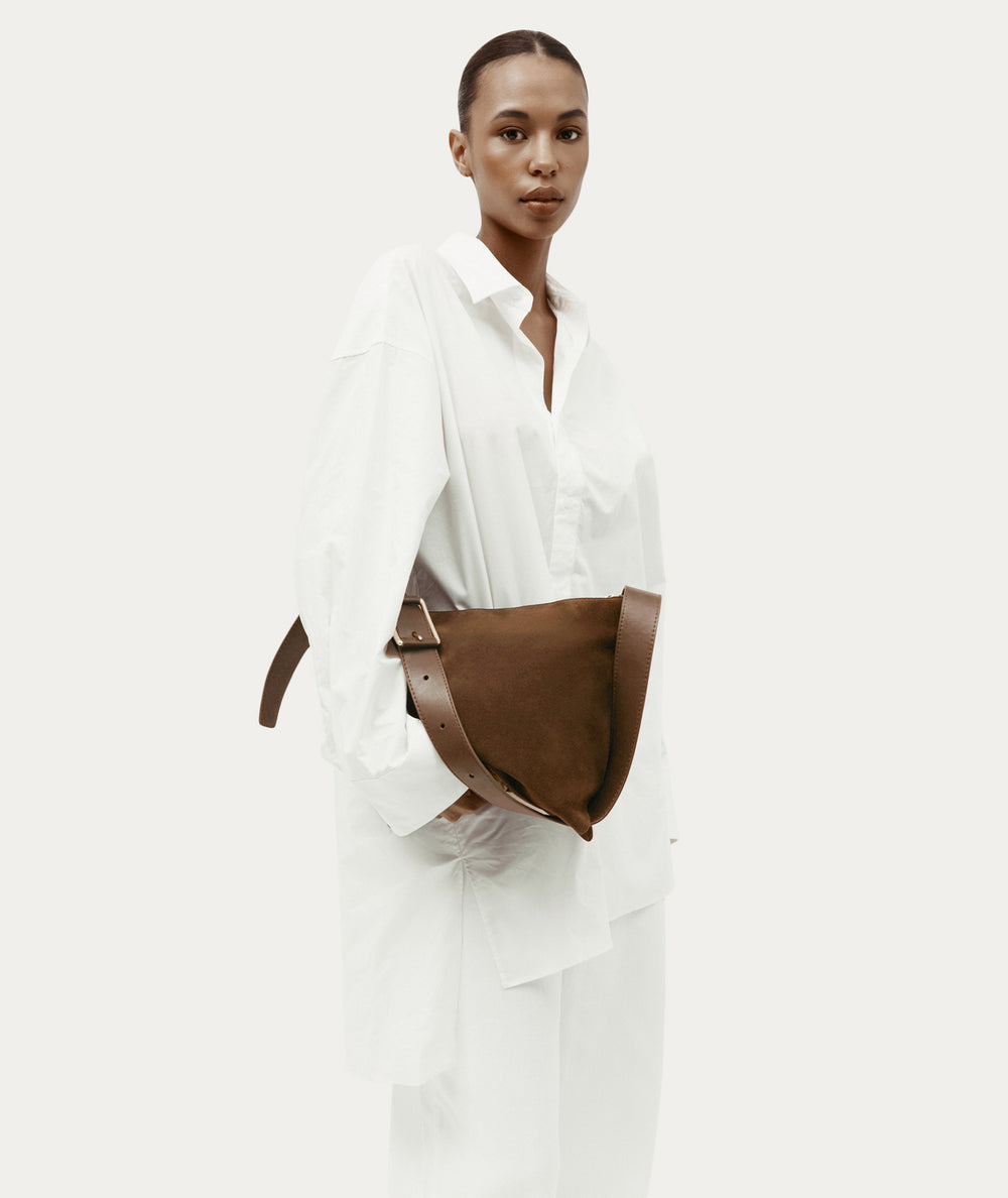Midimese Bag - Hazel Suede