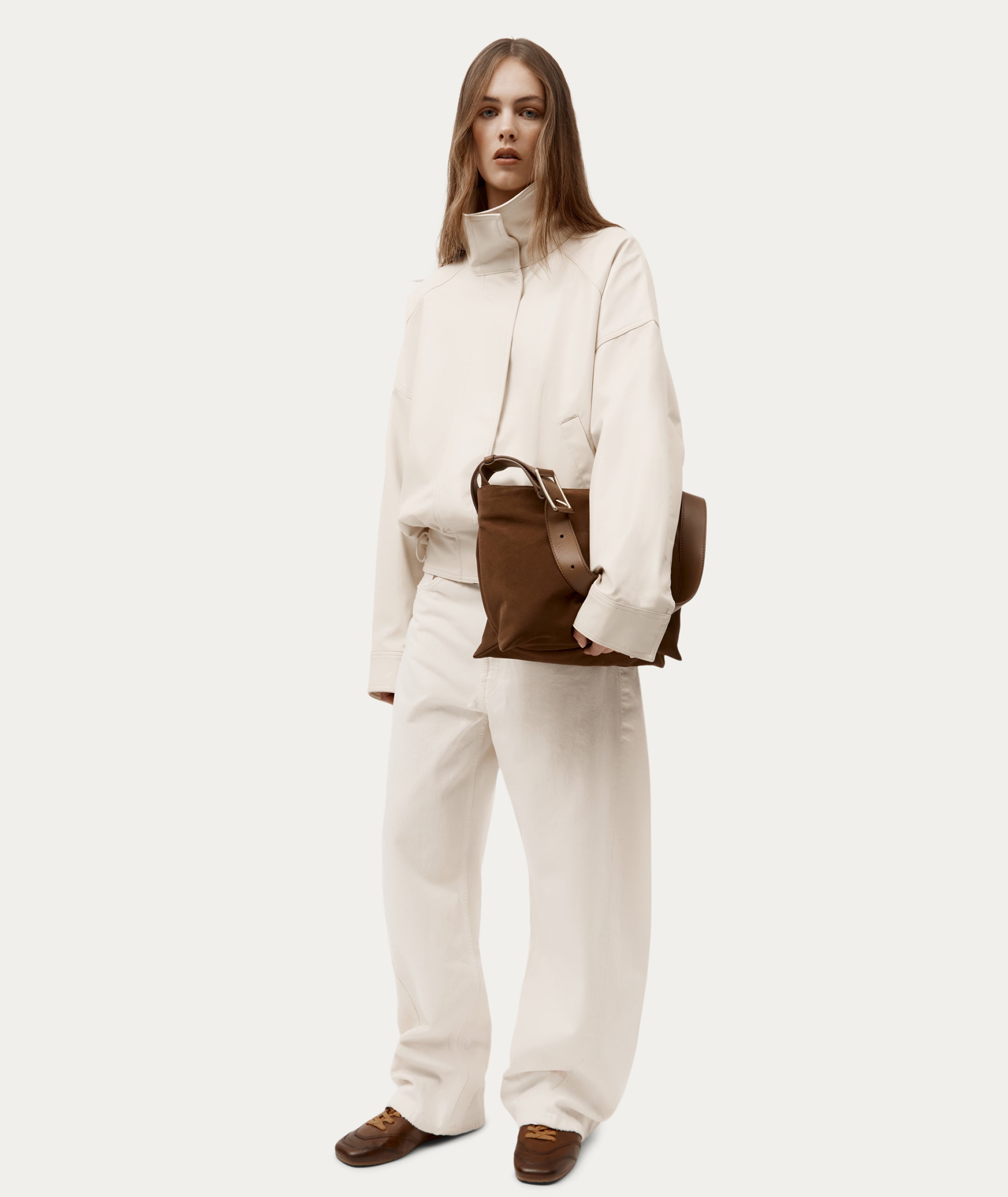 Midimese Bag - Hazel Suede
