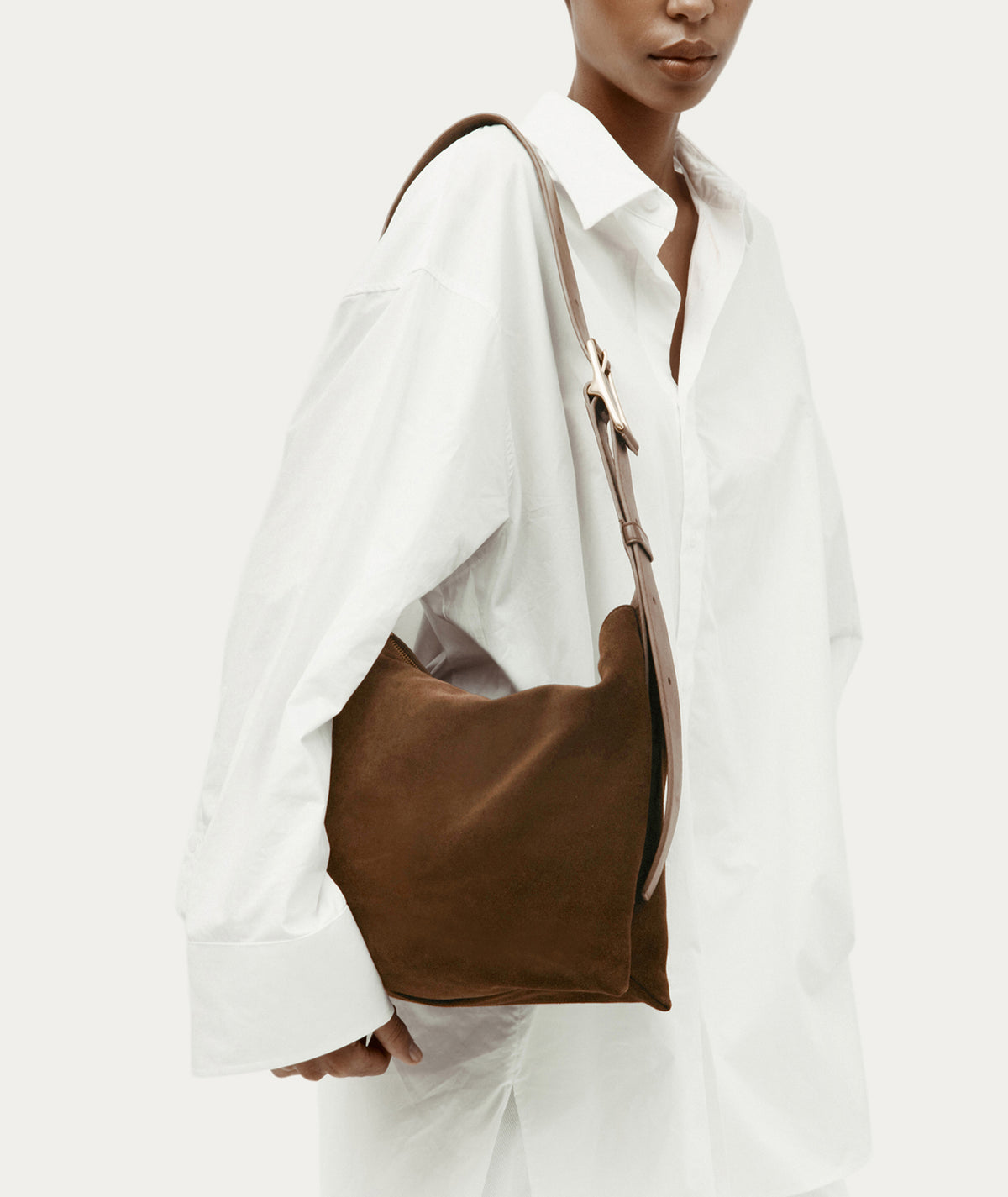 Midimese Bag - Hazel Suede