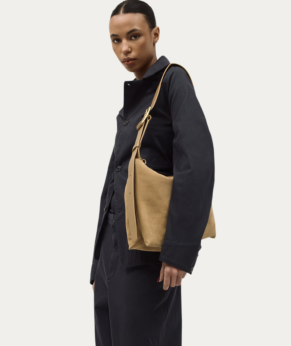 Midimese Bag - Oat Suede
