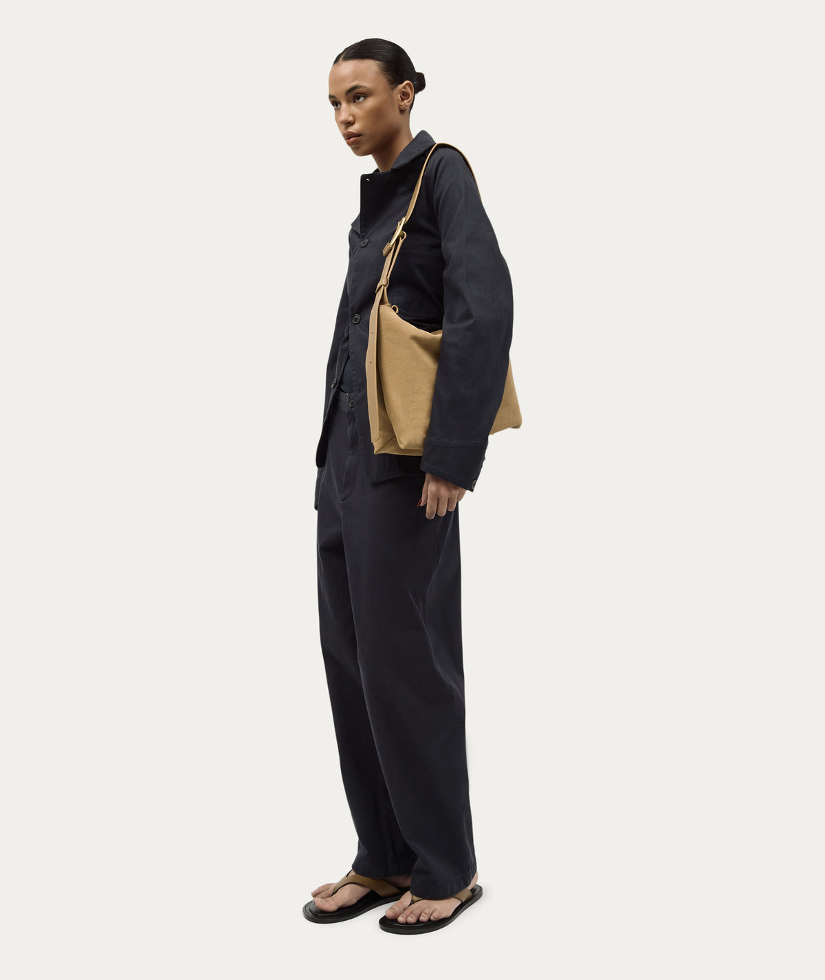 Midimese Bag - Oat Suede