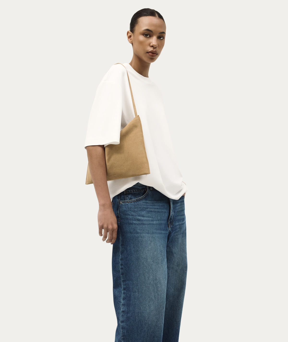 Mini Chopalopagus Bag - Oat Suede