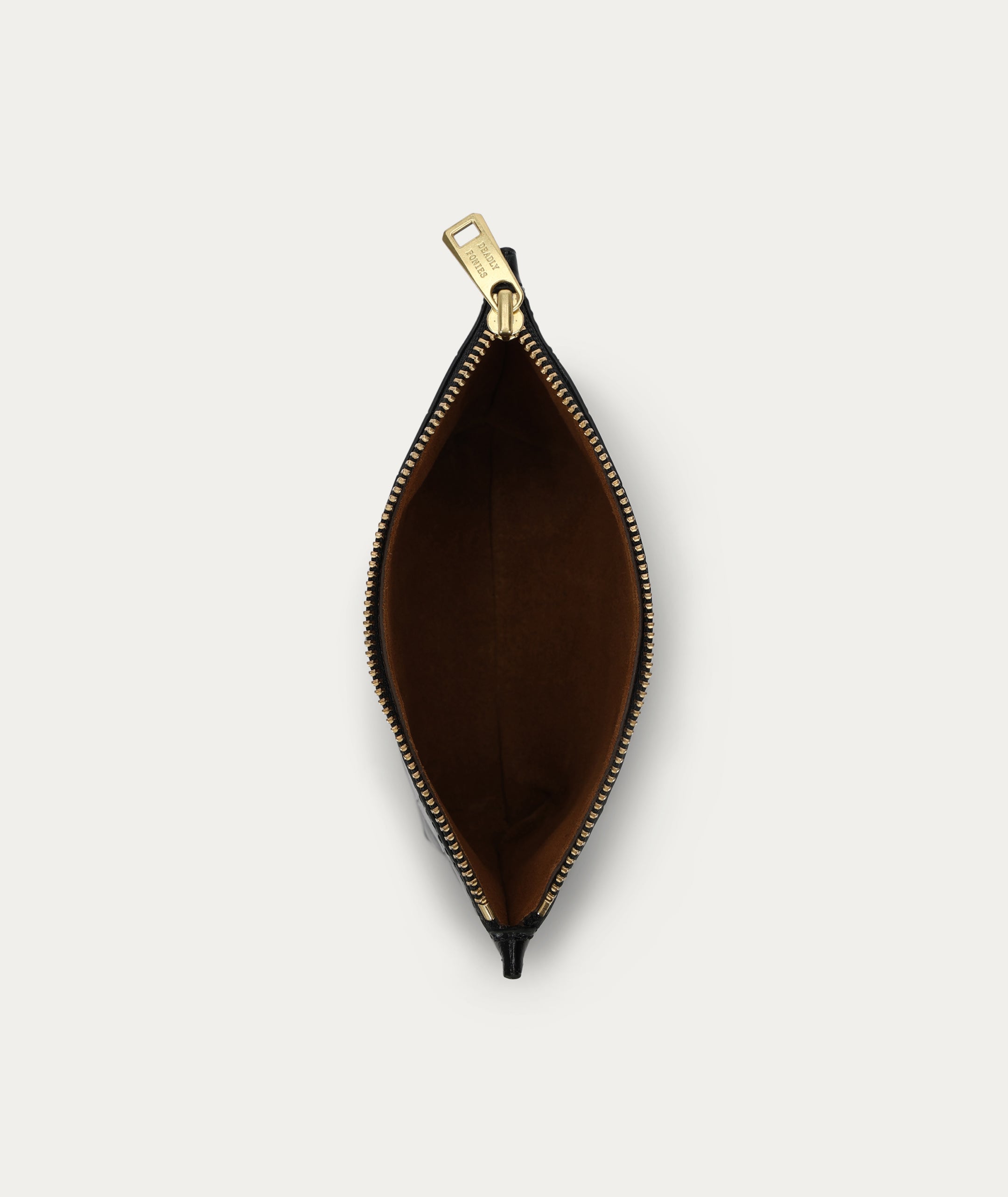 Mini Poucher - Black Croc