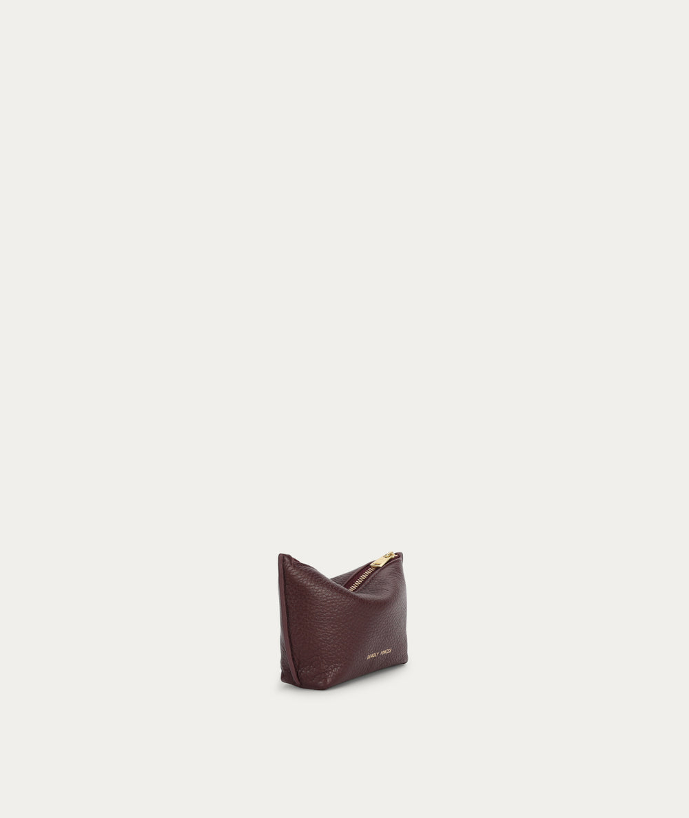 Mini Poucher - Dark Cherry