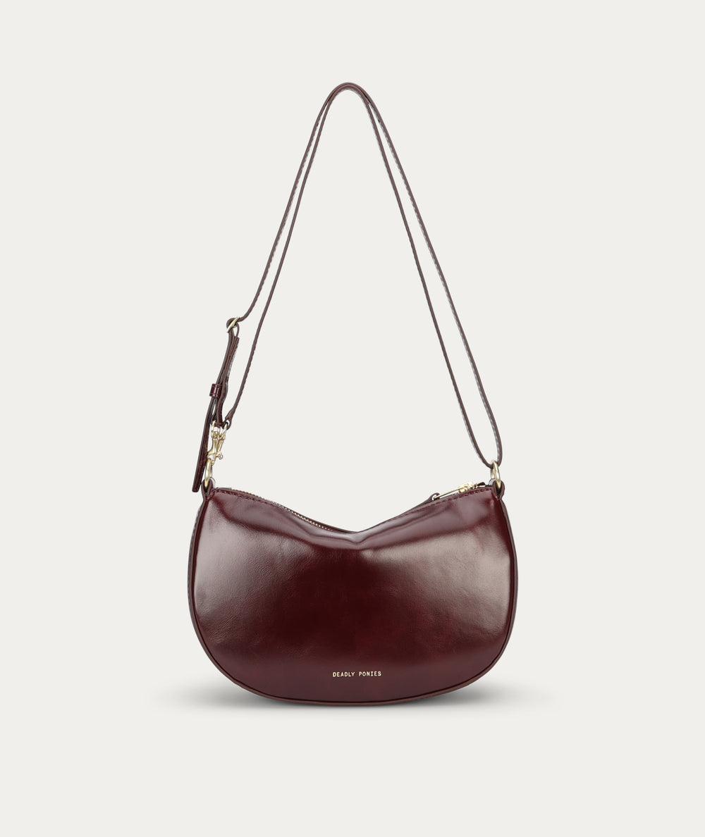Mini Sling Bag - Dark Cherry Gloss
