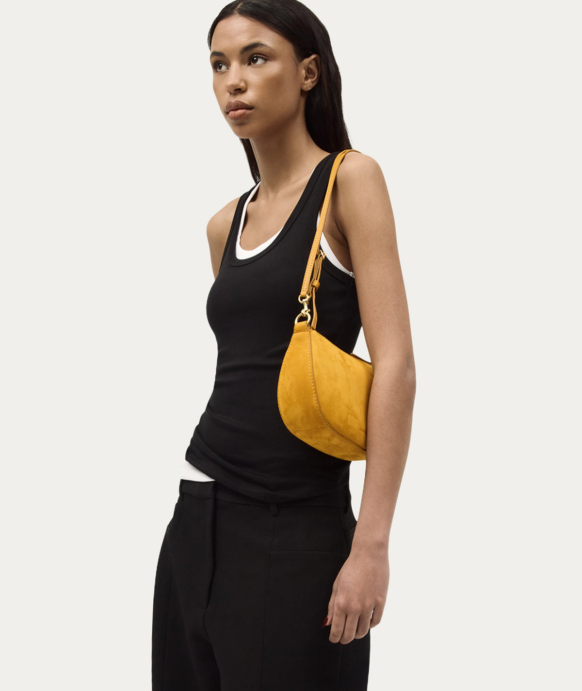 Mini Sling Bag - Sunflower Nubuck