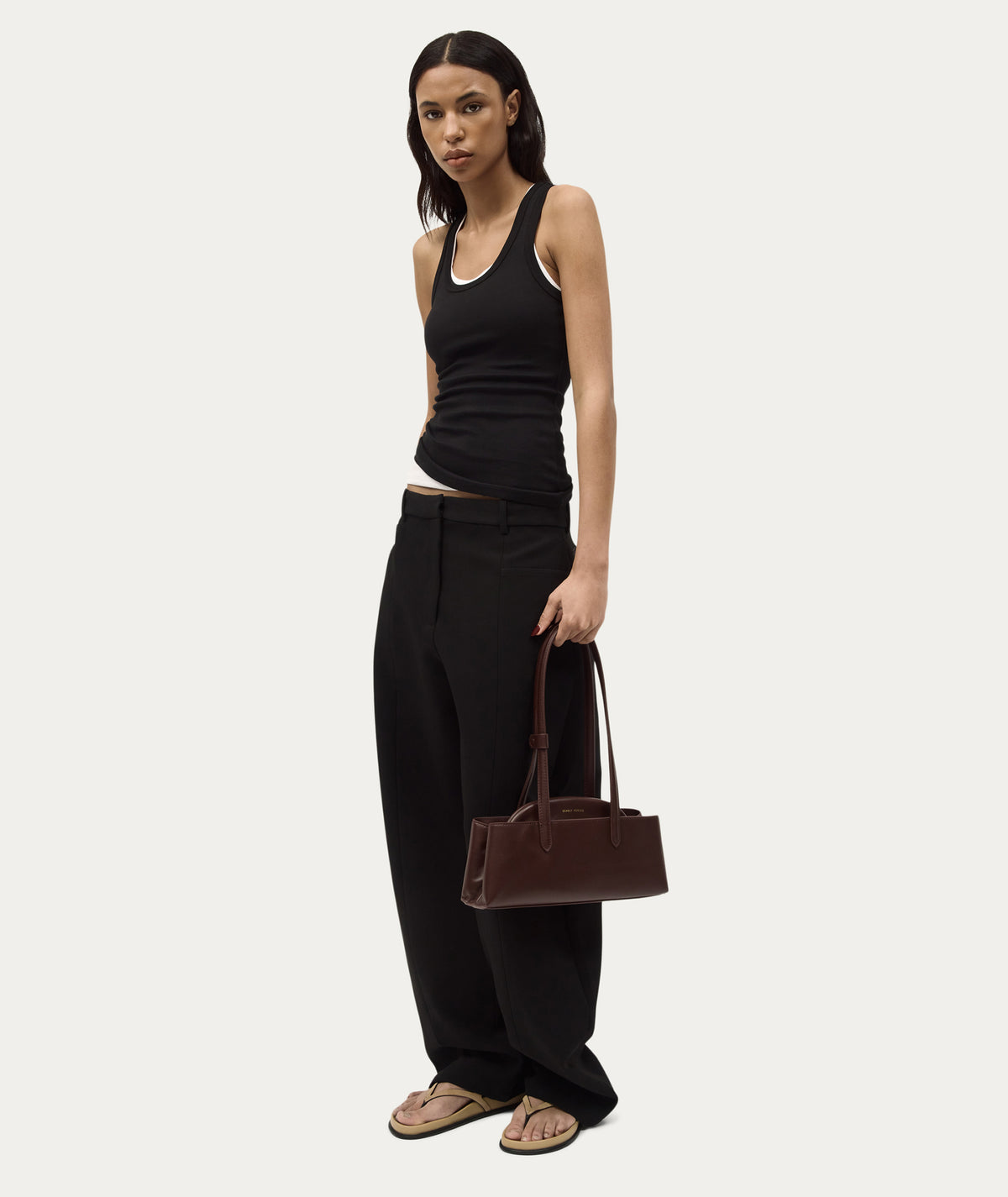 Mini Vault Tote - Dark Cherry