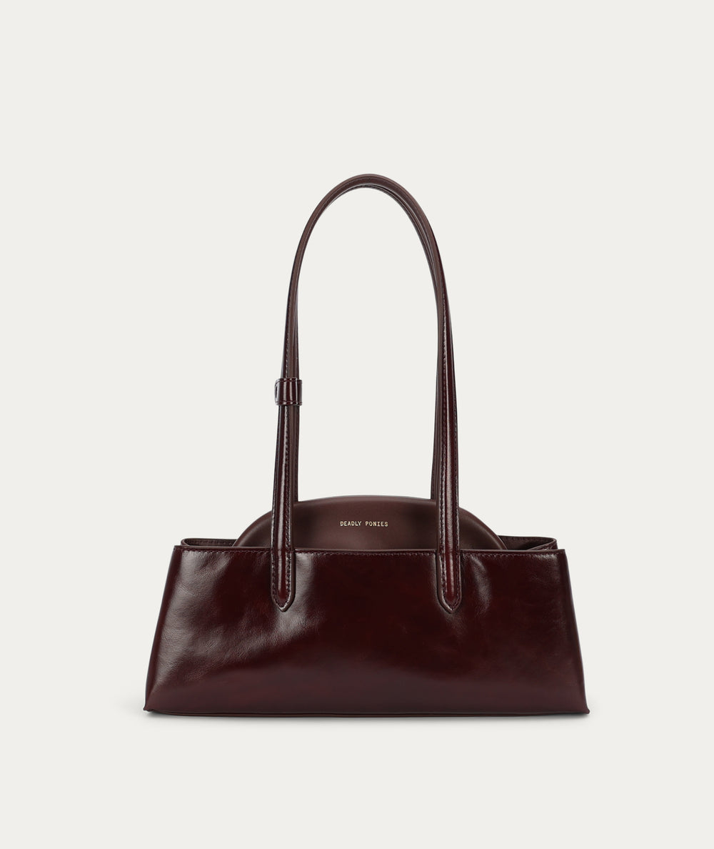 Mini Vault Tote - Dark Cherry Gloss