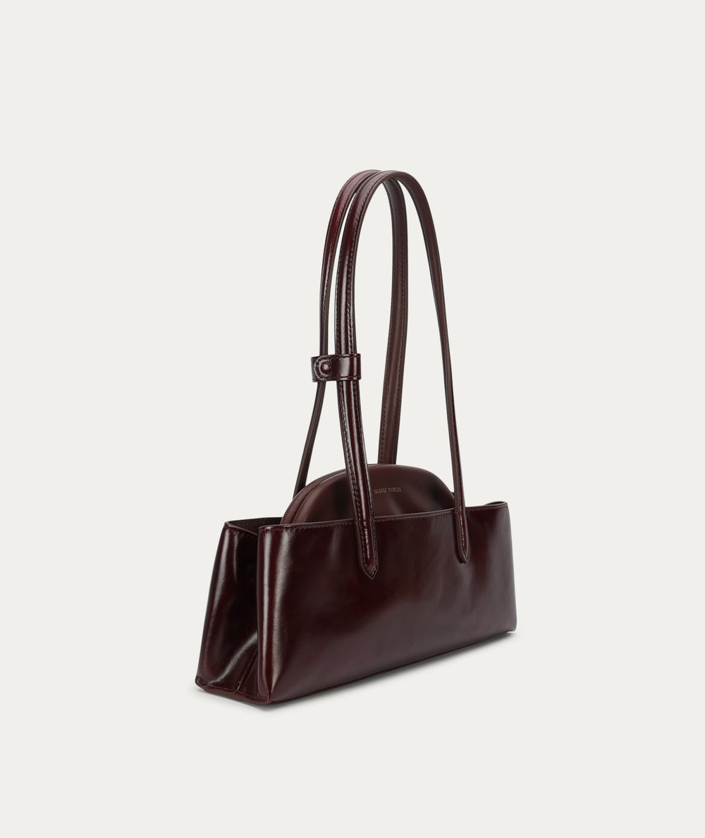 Mini Vault Tote - Dark Cherry Gloss