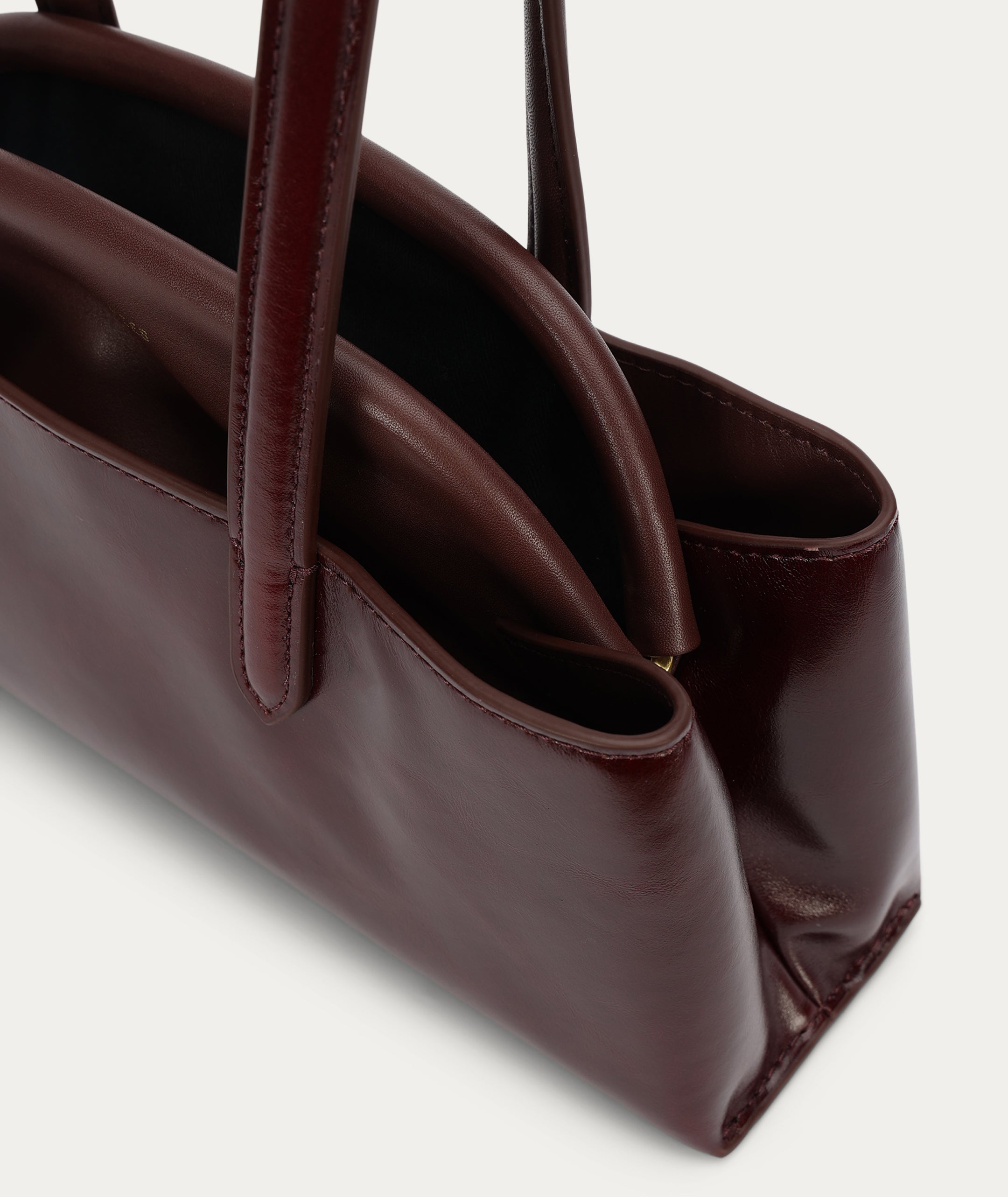 Mini Vault Tote - Dark Cherry Gloss