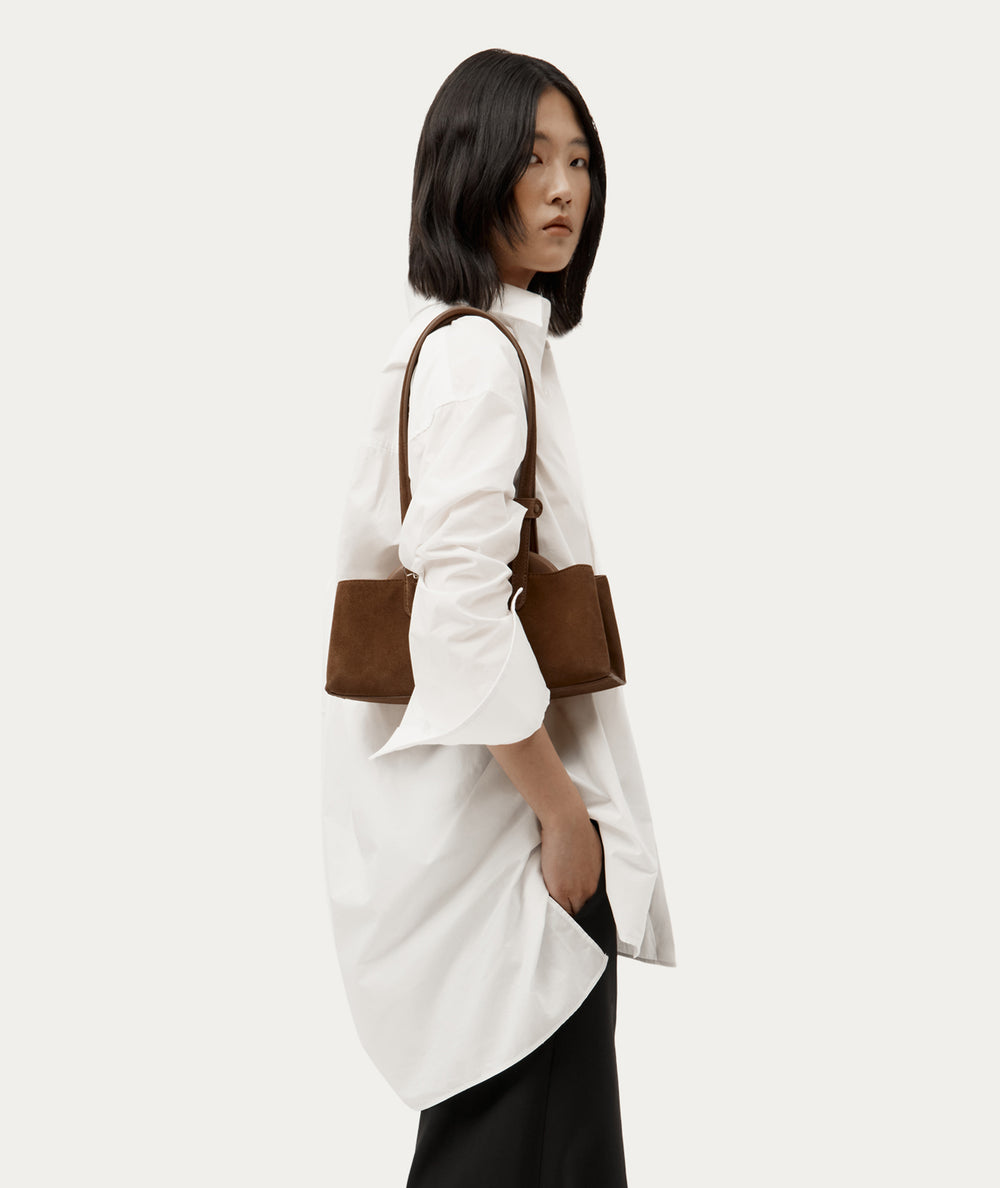 Mini Vault Tote - Hazel Suede