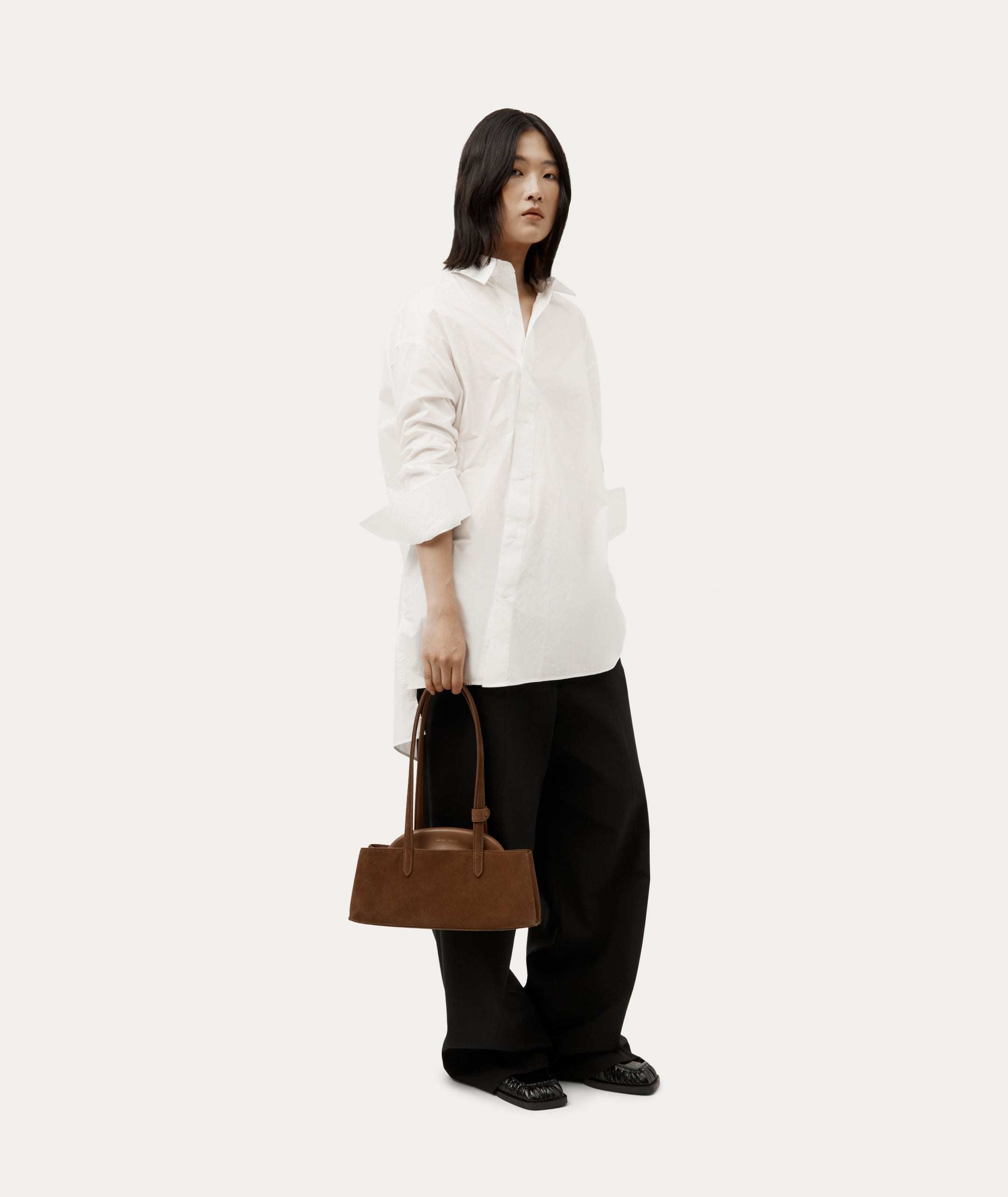 Mini Vault Tote - Hazel Suede