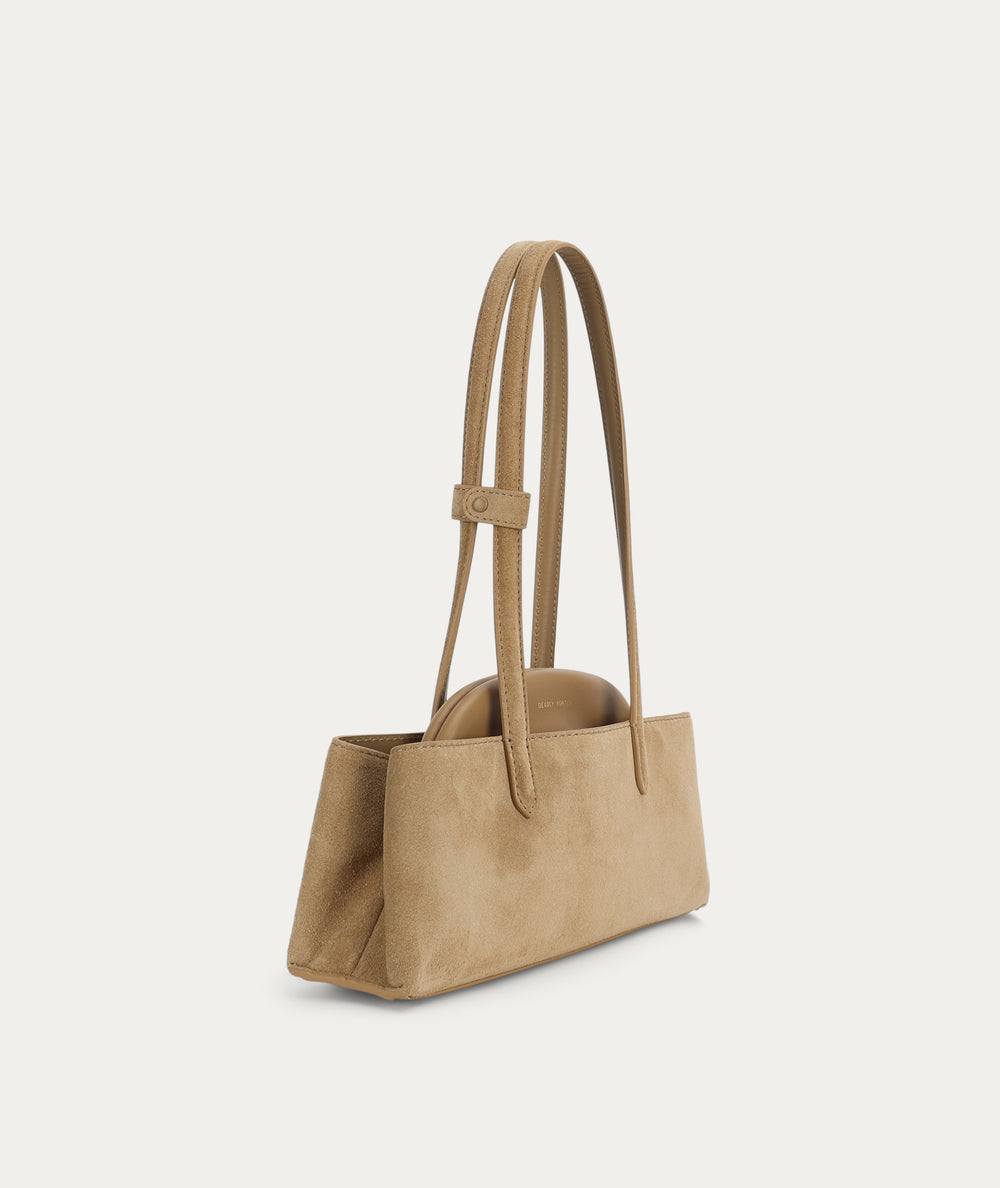 Mini Vault Tote - Oat Suede