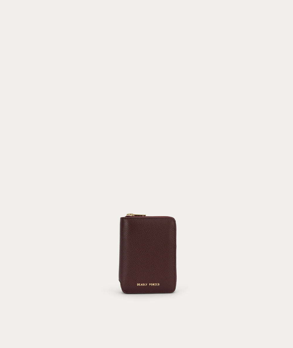 Mini Wallet - Dark Cherry