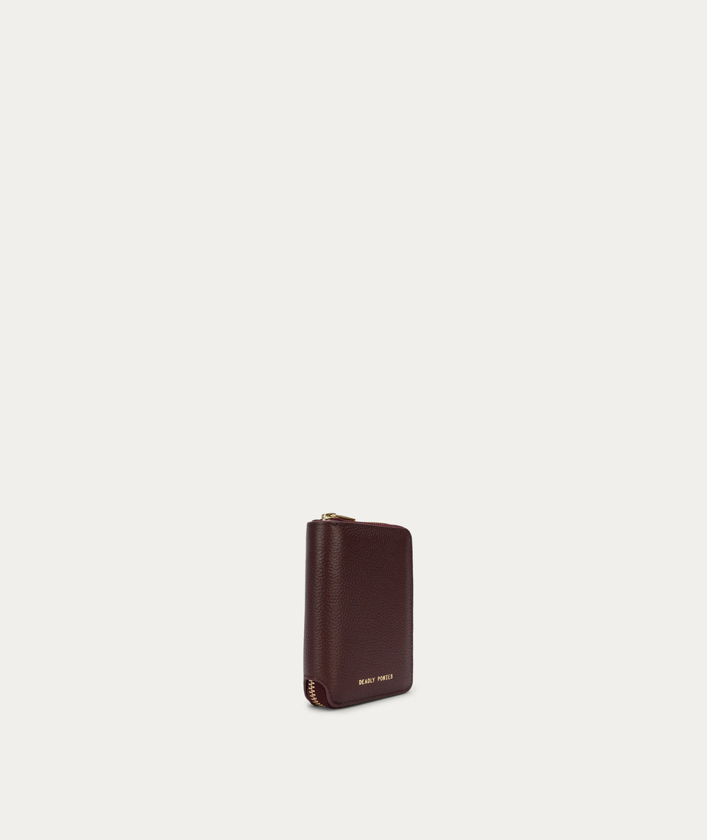 Mini Wallet - Dark Cherry