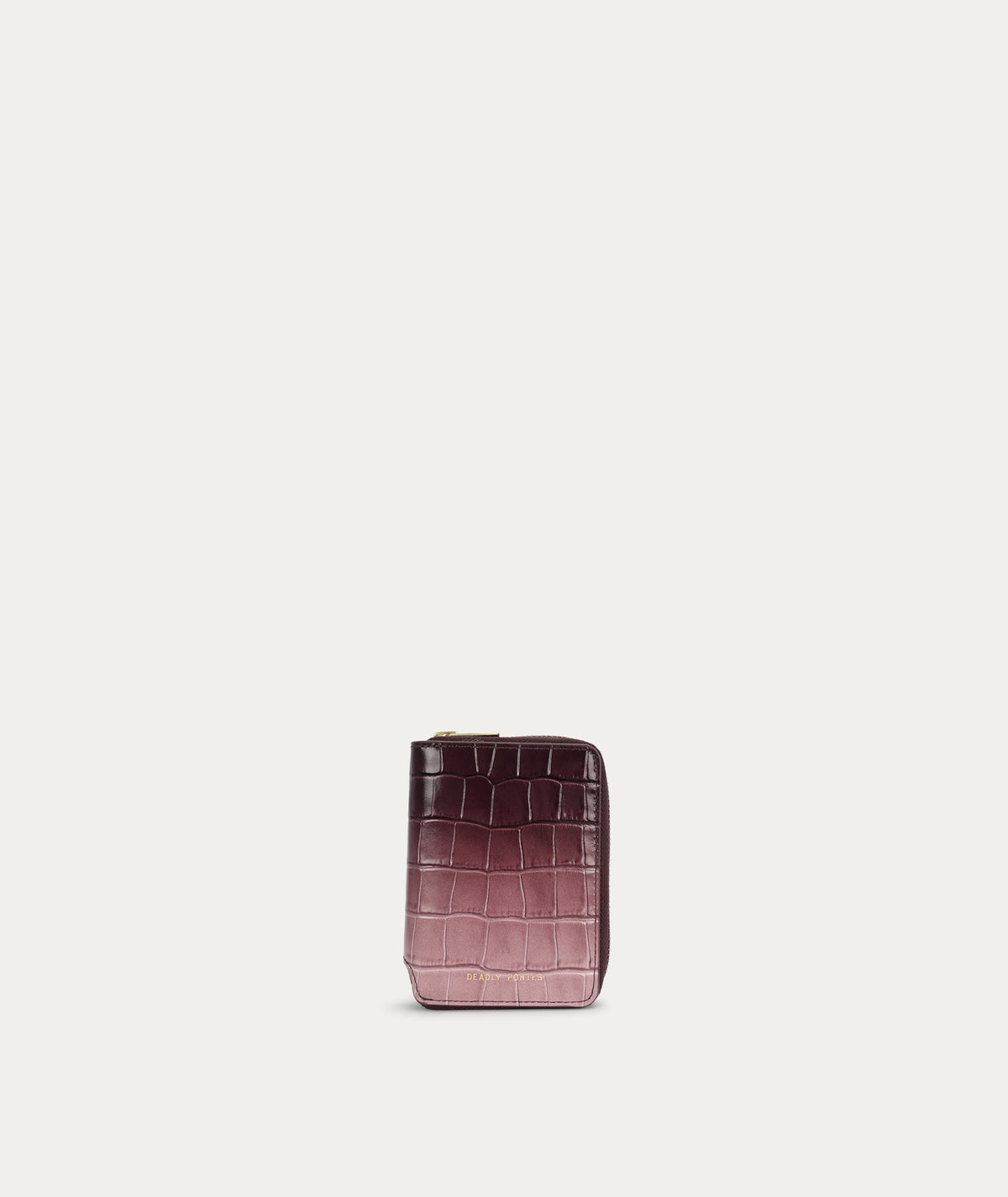 Mini Wallet - Eclipse Croc