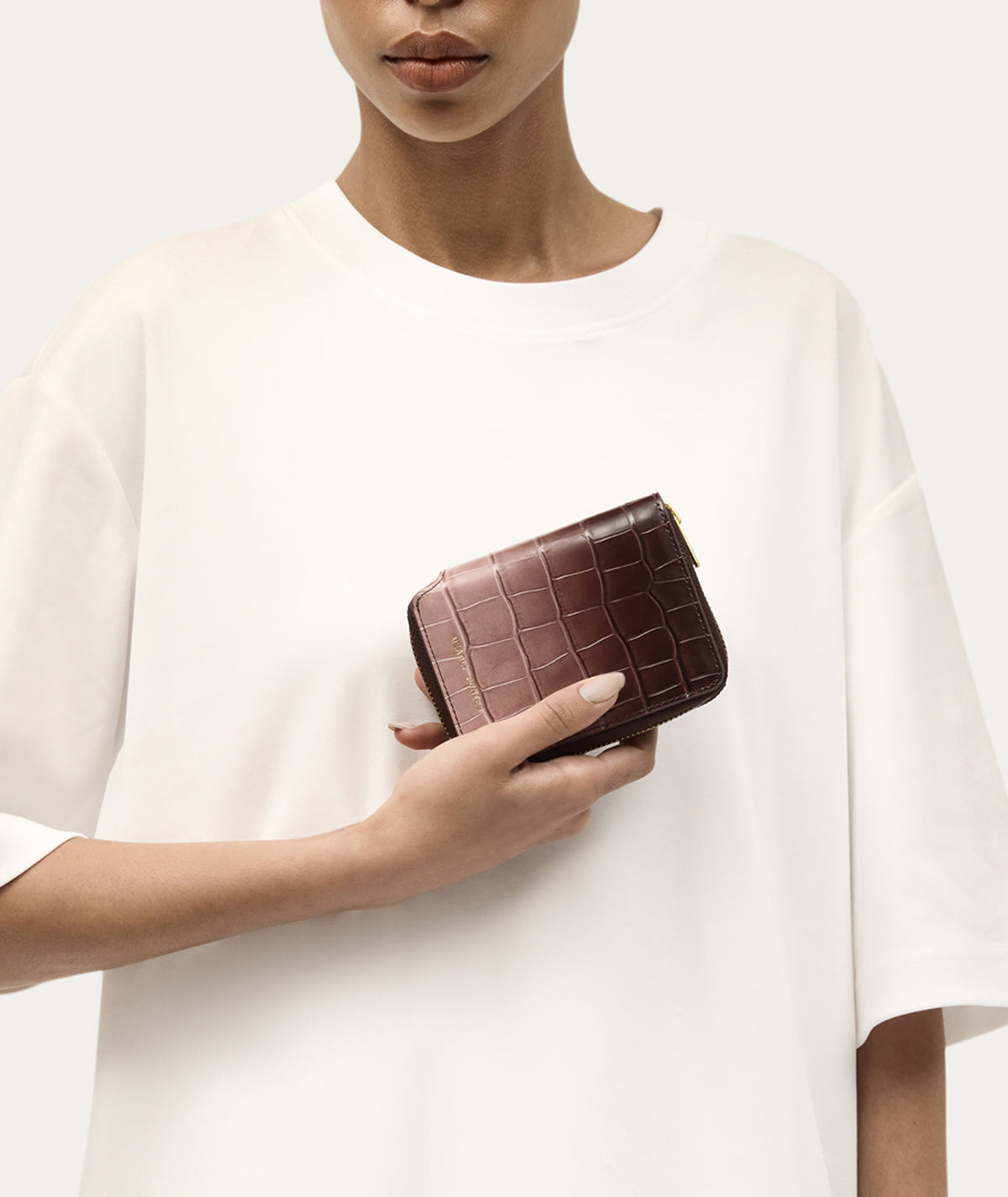 Mini Wallet - Eclipse Croc