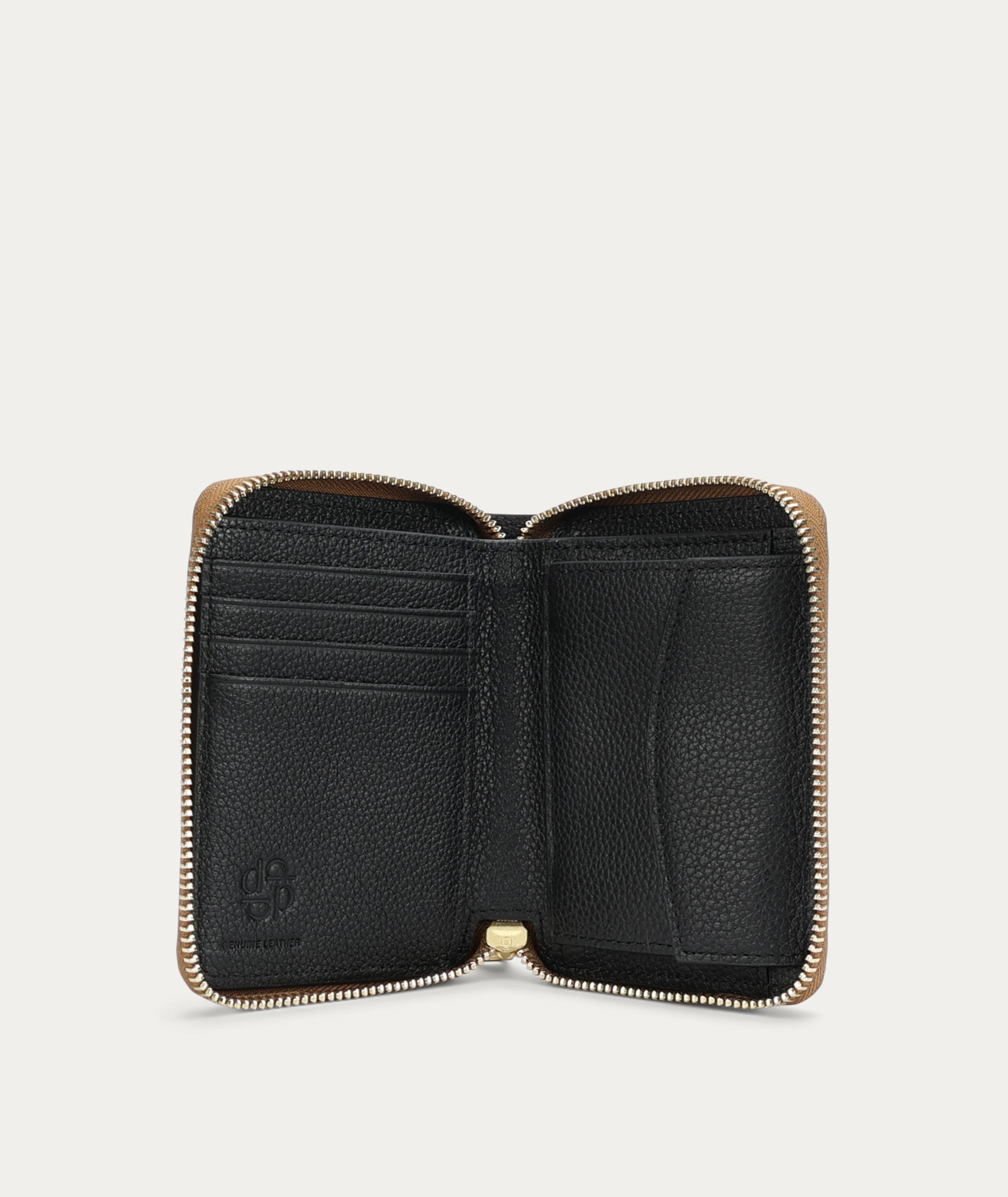 Mini Wallet - Toffee Croc