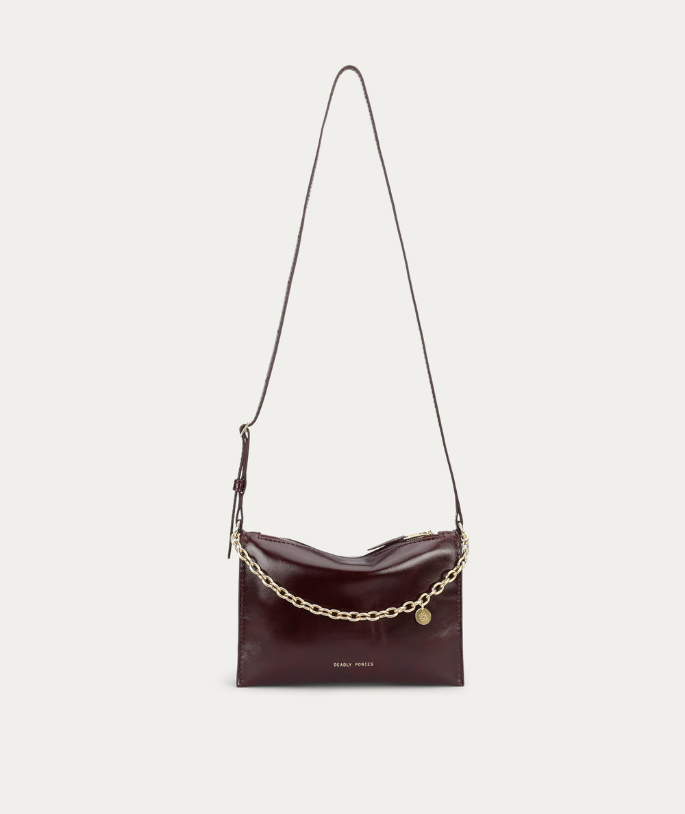Minimese Crossbody - Dark Cherry Gloss