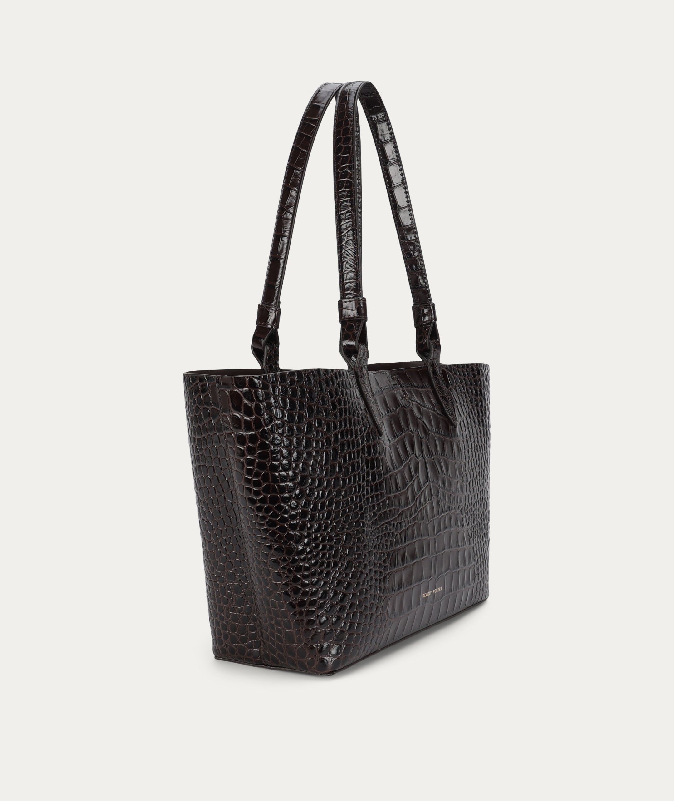 Mr Bandit Tote - Espresso Croc