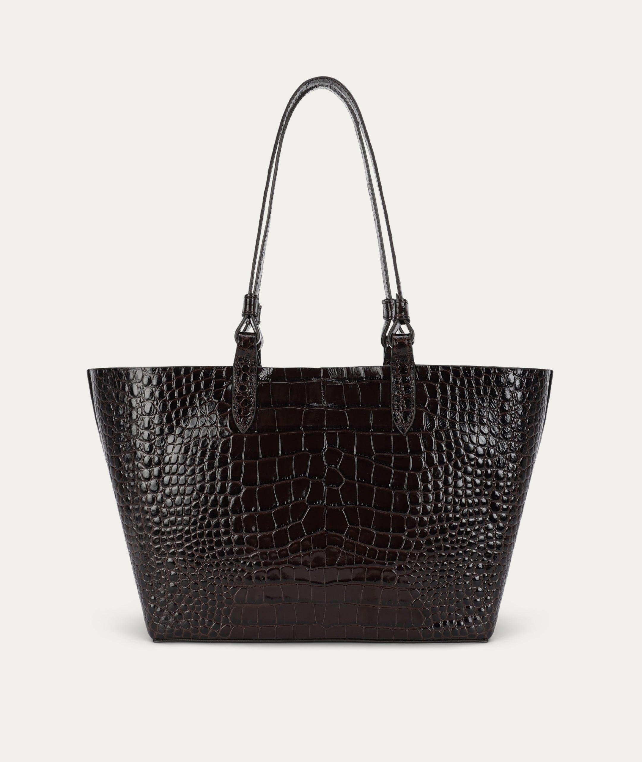 Mr Bandit Tote - Espresso Croc