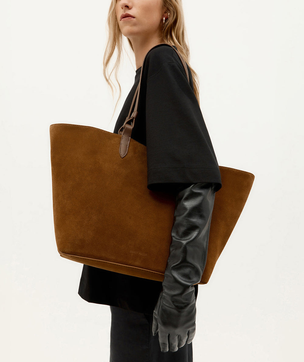 Mr Bandit Tote Maxi - Gingerbread Suede