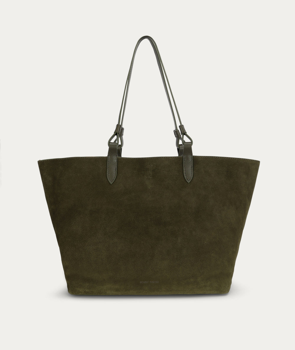 Mr Bandit Tote Maxi - Kale Suede