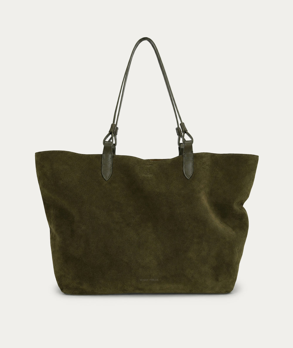 Mr Bandit Tote Maxi - Kale Suede