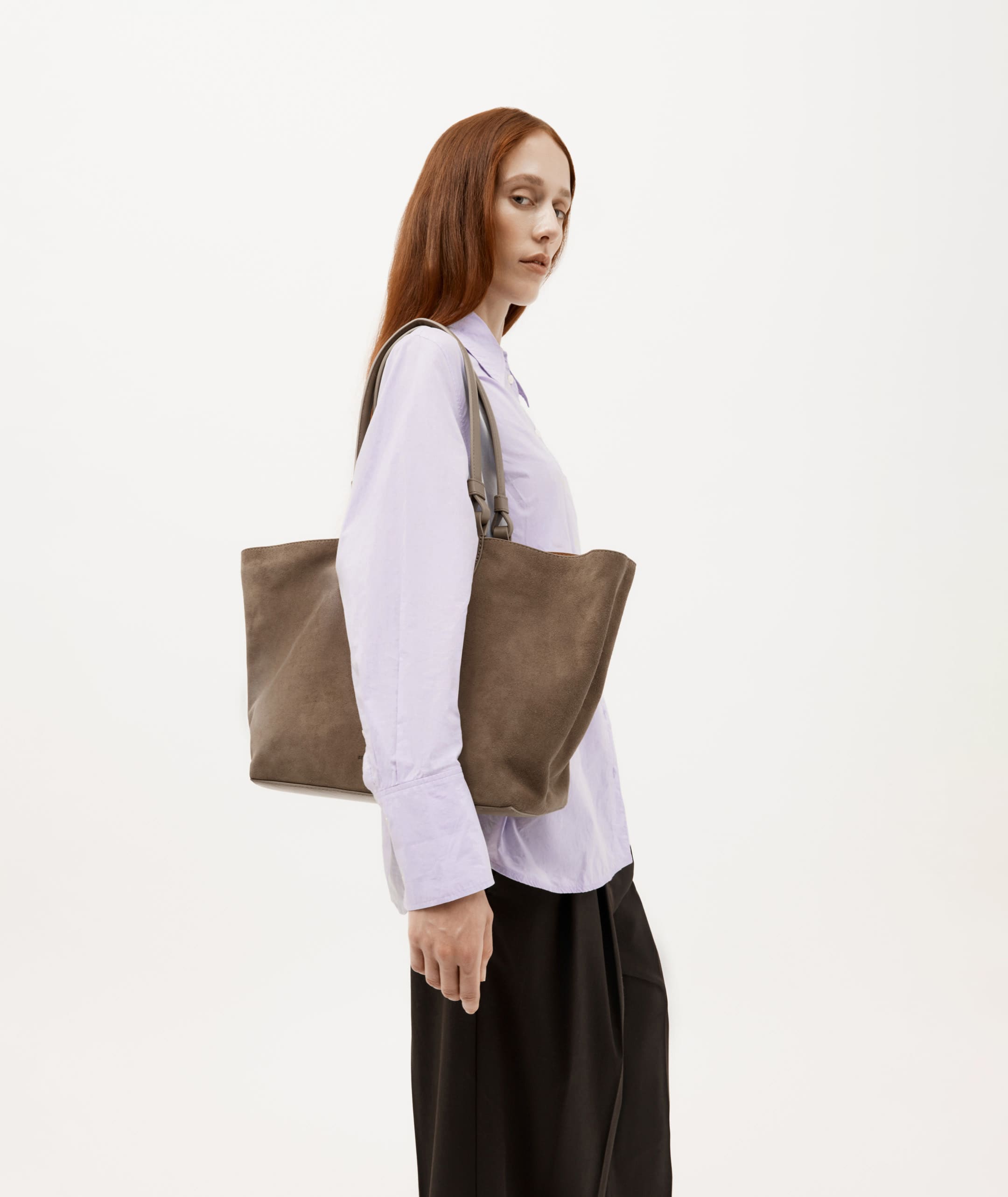 Mr Bandit Tote Maxi - Donkey Suede
