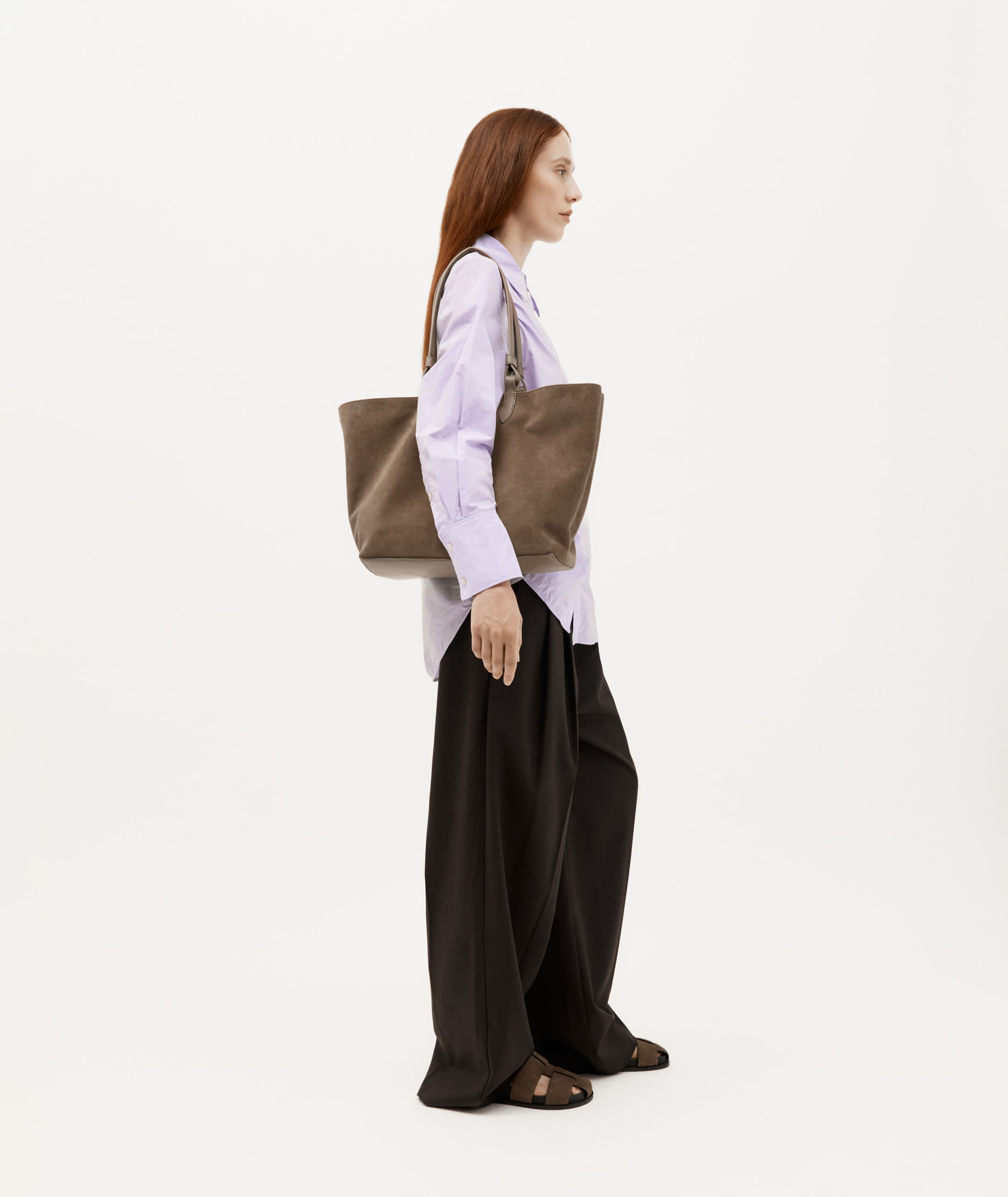 Mr Bandit Tote Maxi - Donkey Suede