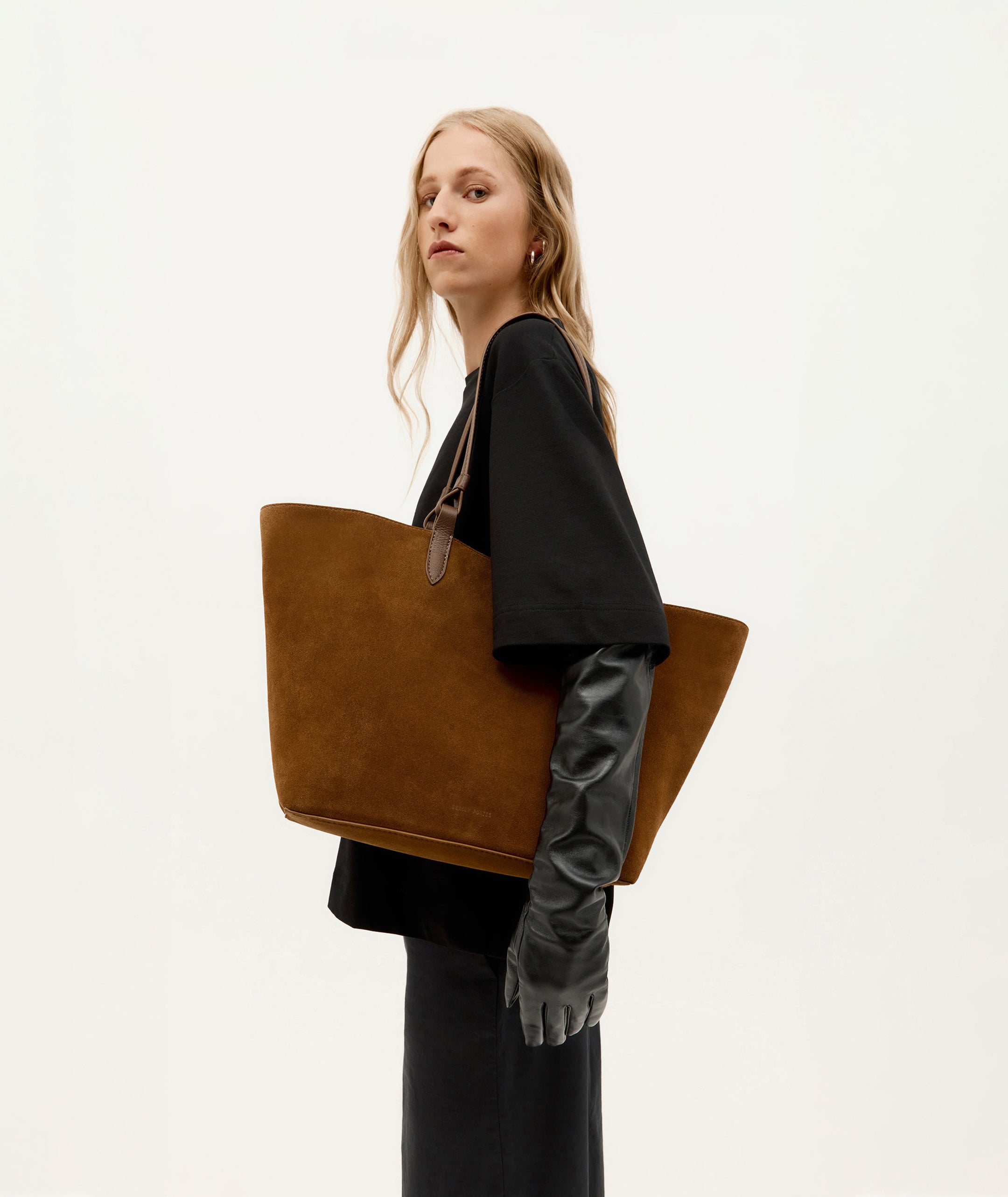Mr Bandit Tote Maxi - Gingerbread Suede