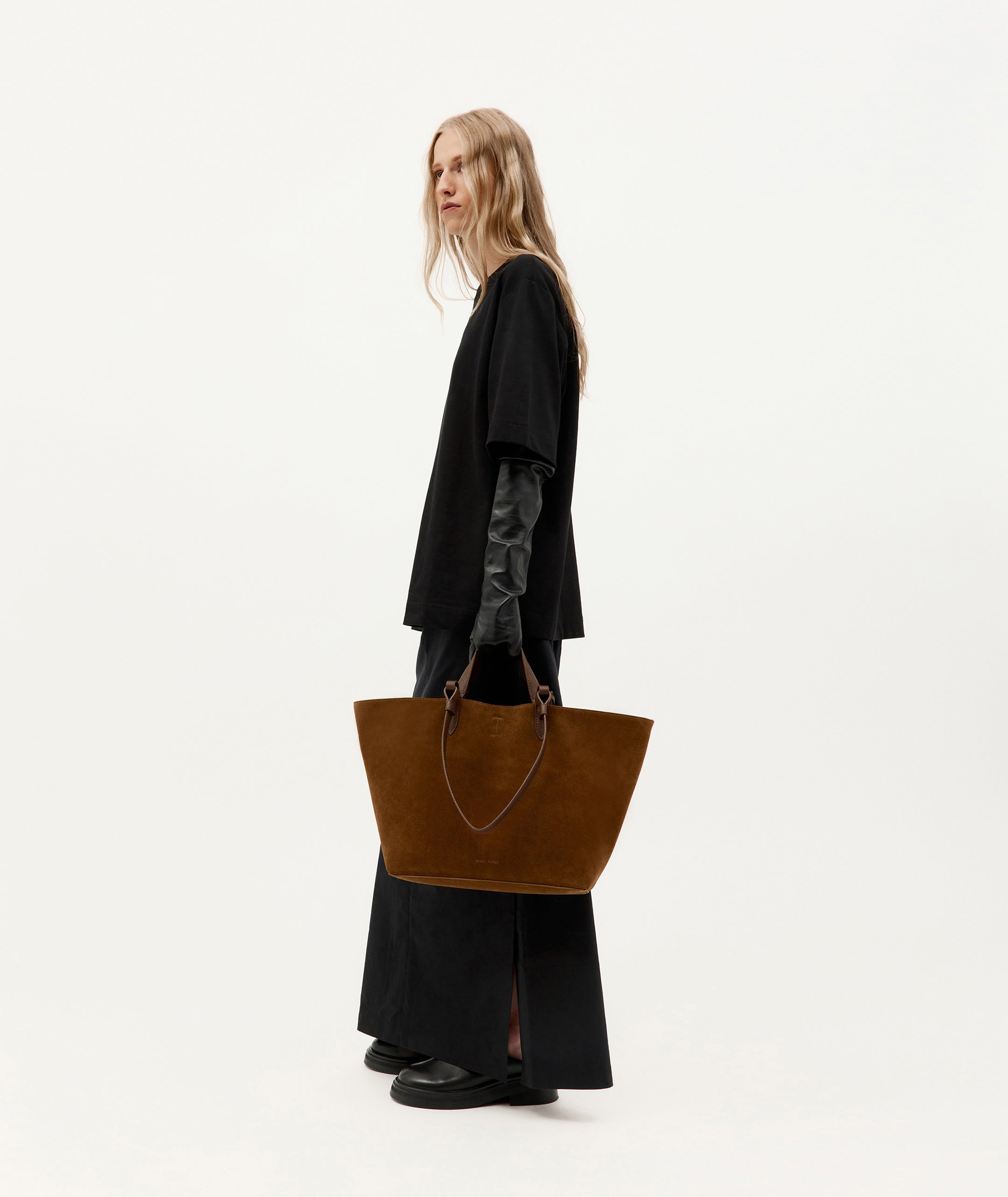 Mr Bandit Tote Maxi - Gingerbread Suede