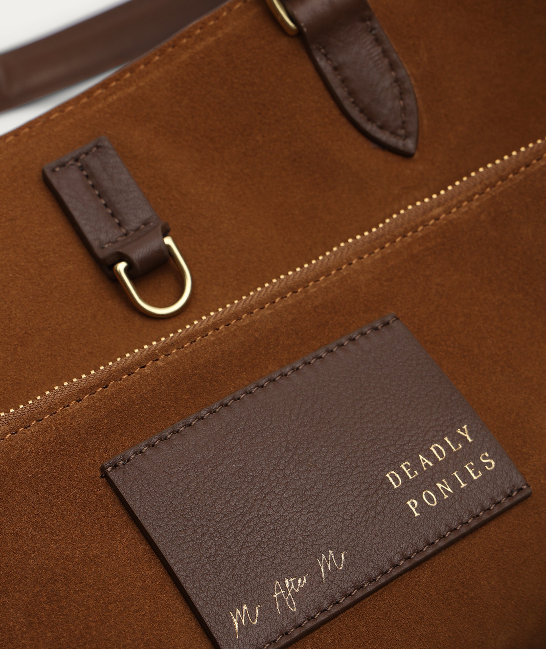 Mr Bandit Tote Maxi - Gingerbread Suede