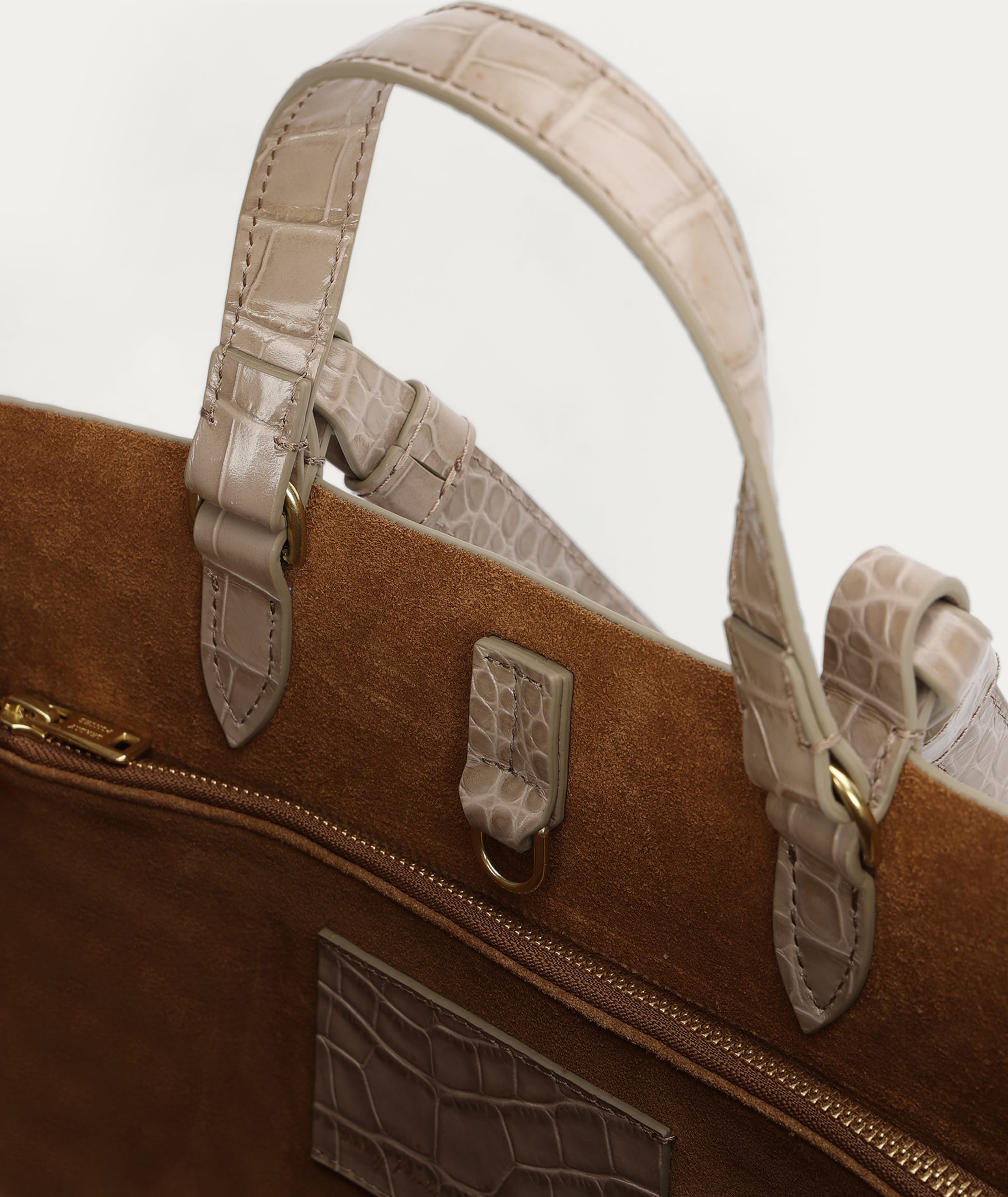 Mr Bandit Tote - Oat Croc