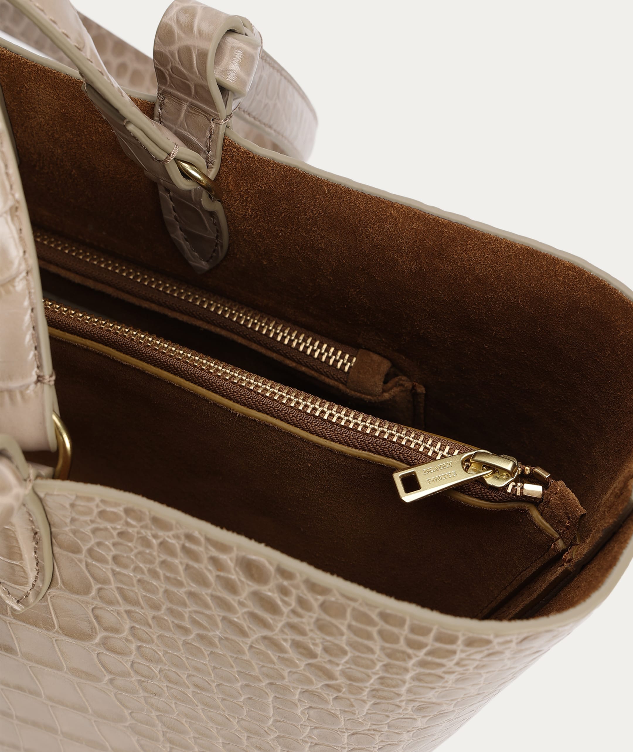 Mr Bandit Tote - Oat Croc