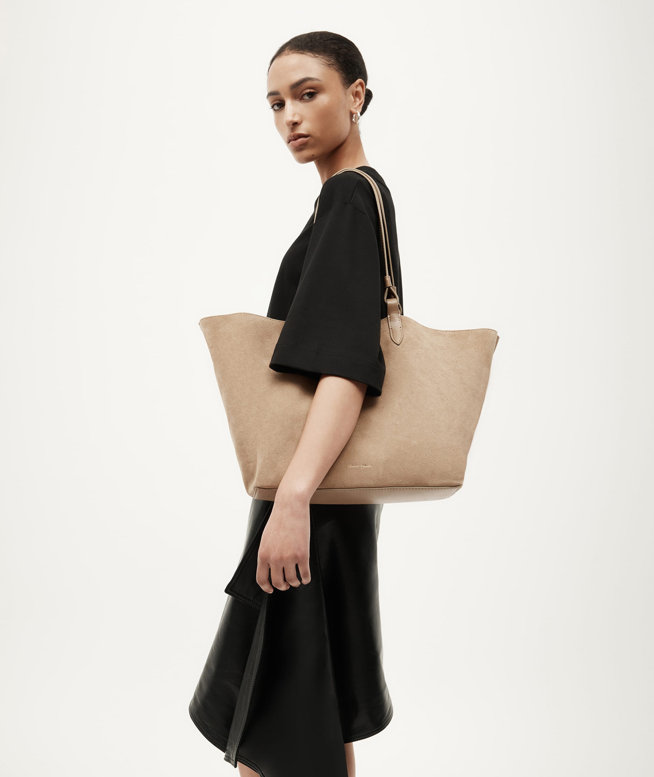 Mr Bandit Tote Maxi - Oat Suede