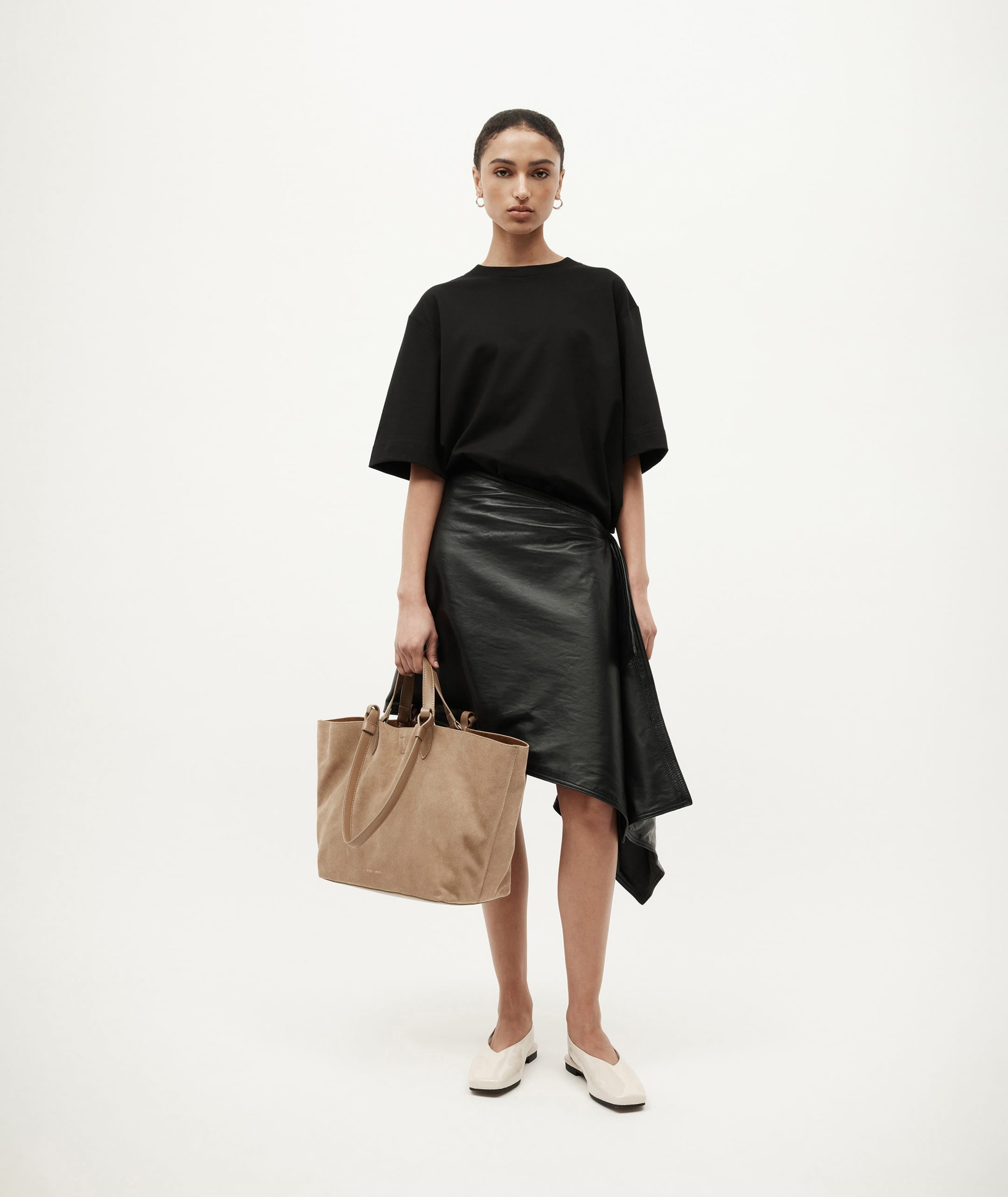 Mr Bandit Tote Maxi - Oat Suede