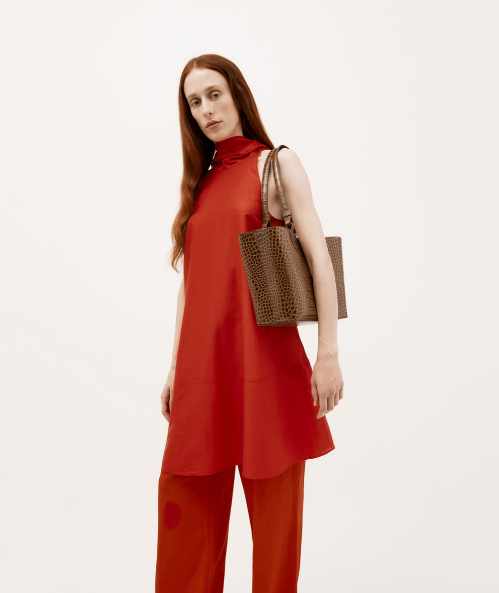 Mr Bandit Tote - Toffee Croc