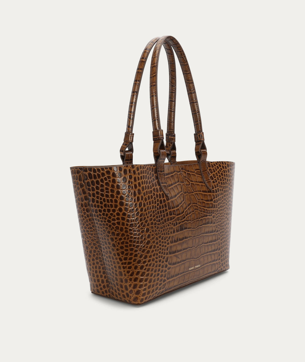 Mr Bandit Tote - Toffee Croc