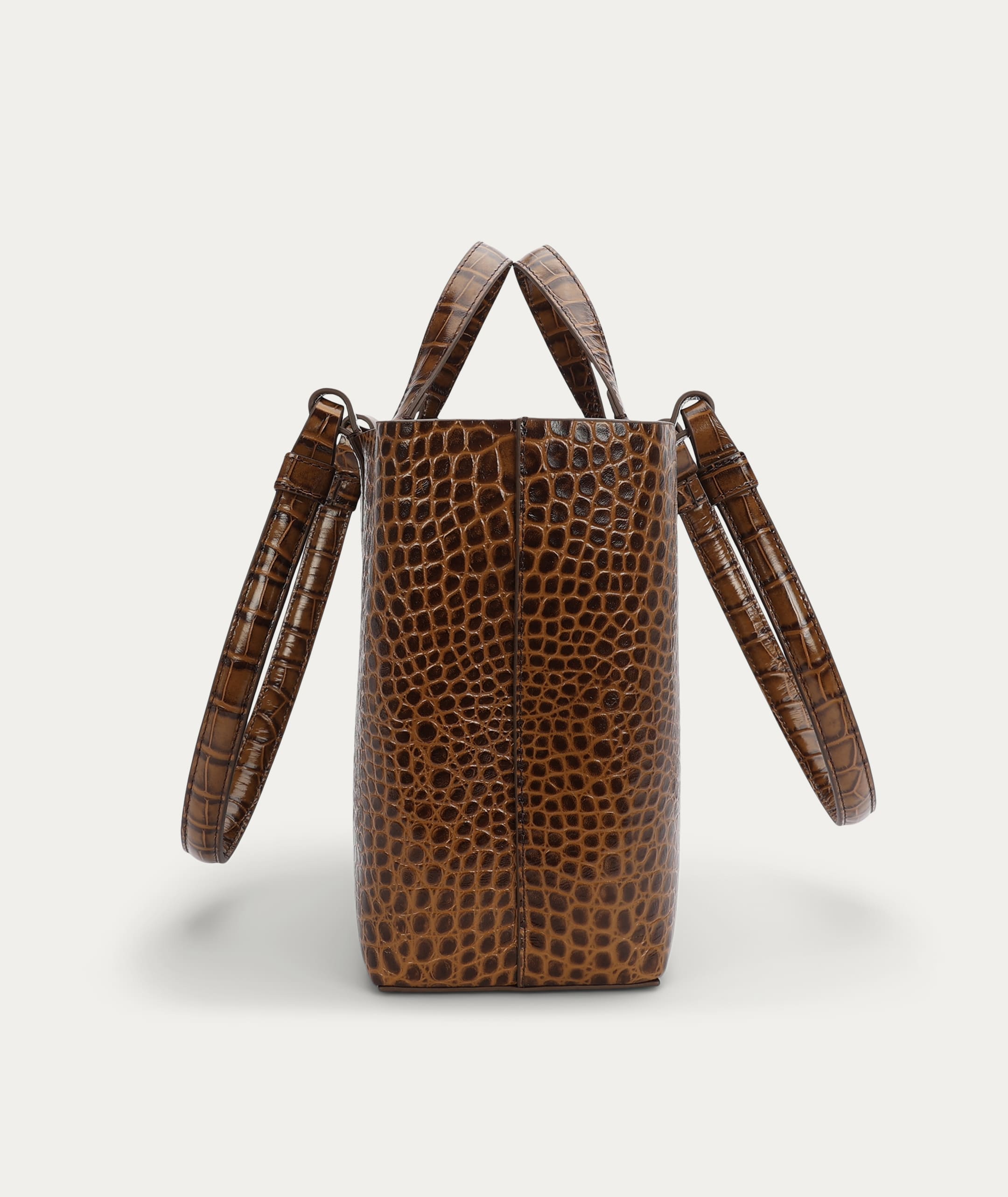 Mr Bandit Tote - Toffee Croc