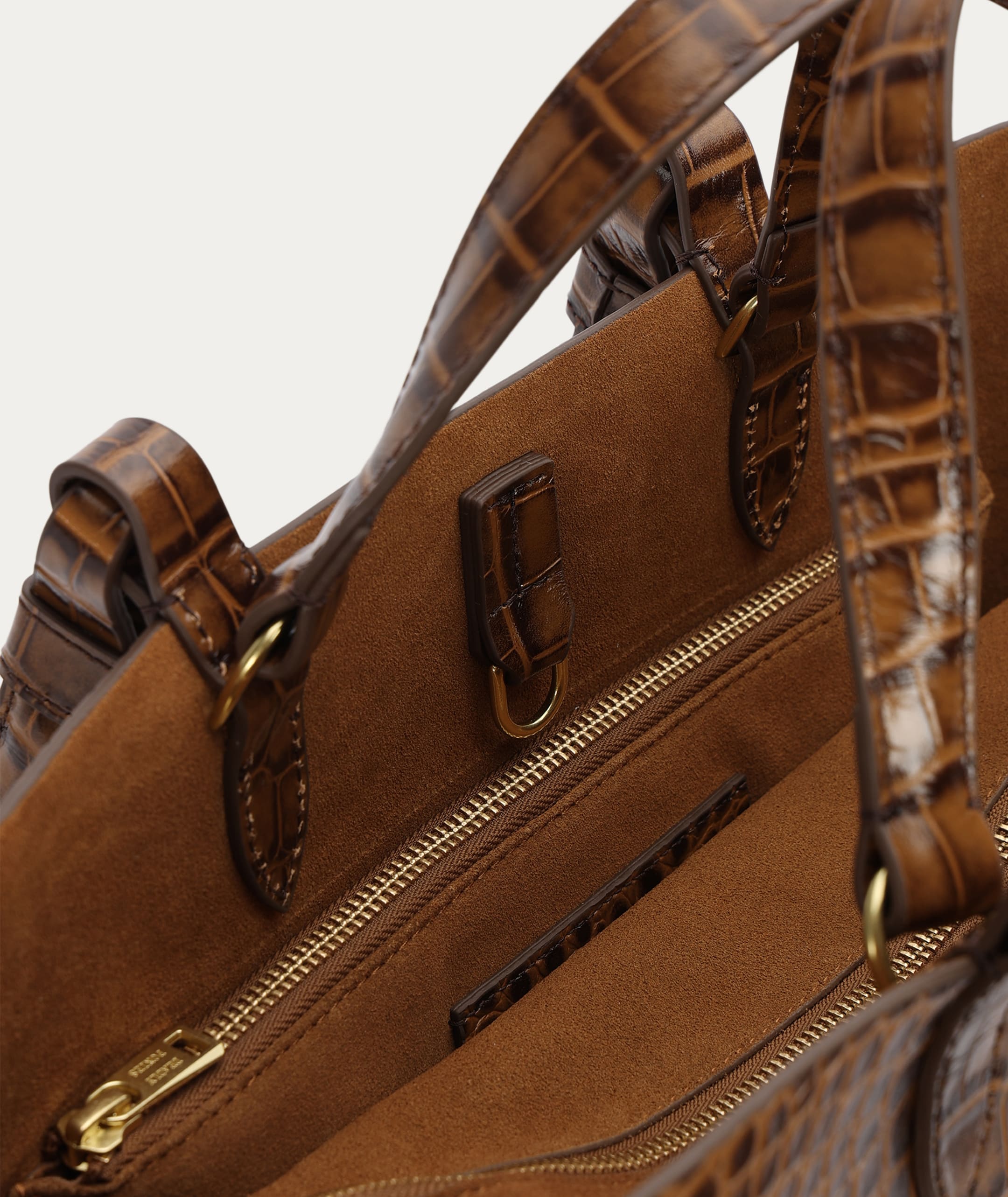 Mr Bandit Tote - Toffee Croc