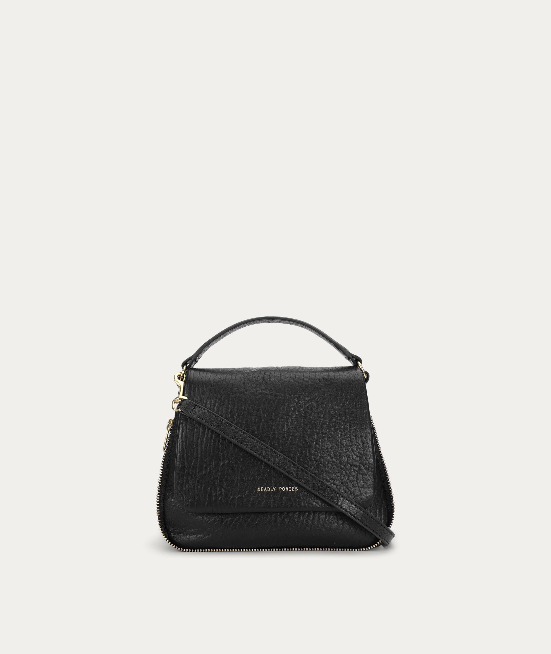 Mr Caiman Mini - Black Bulle/Brass