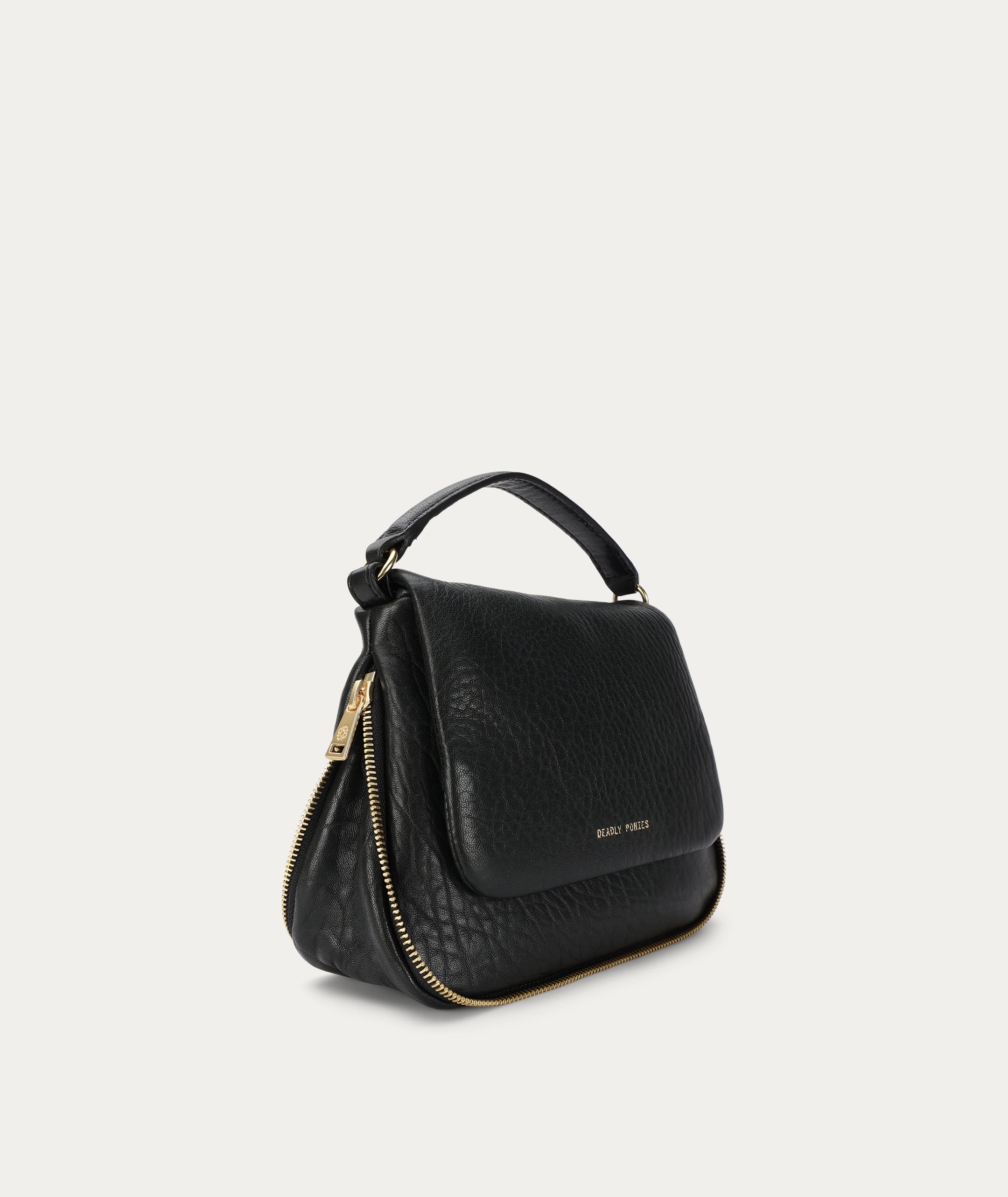 Mr Caiman Mini - Black Bulle/Brass