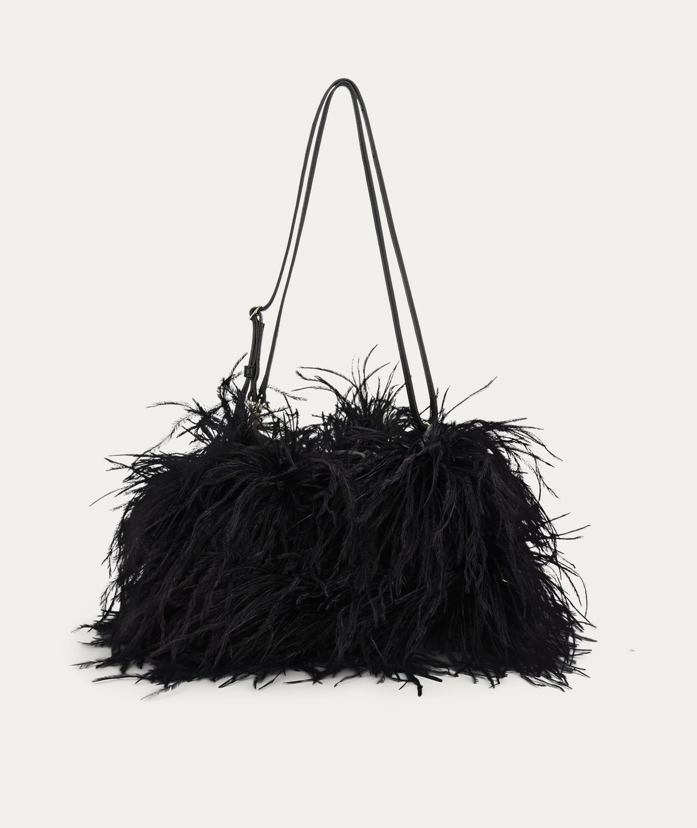 Mr Cinch Mini - Black Ostrich Feather