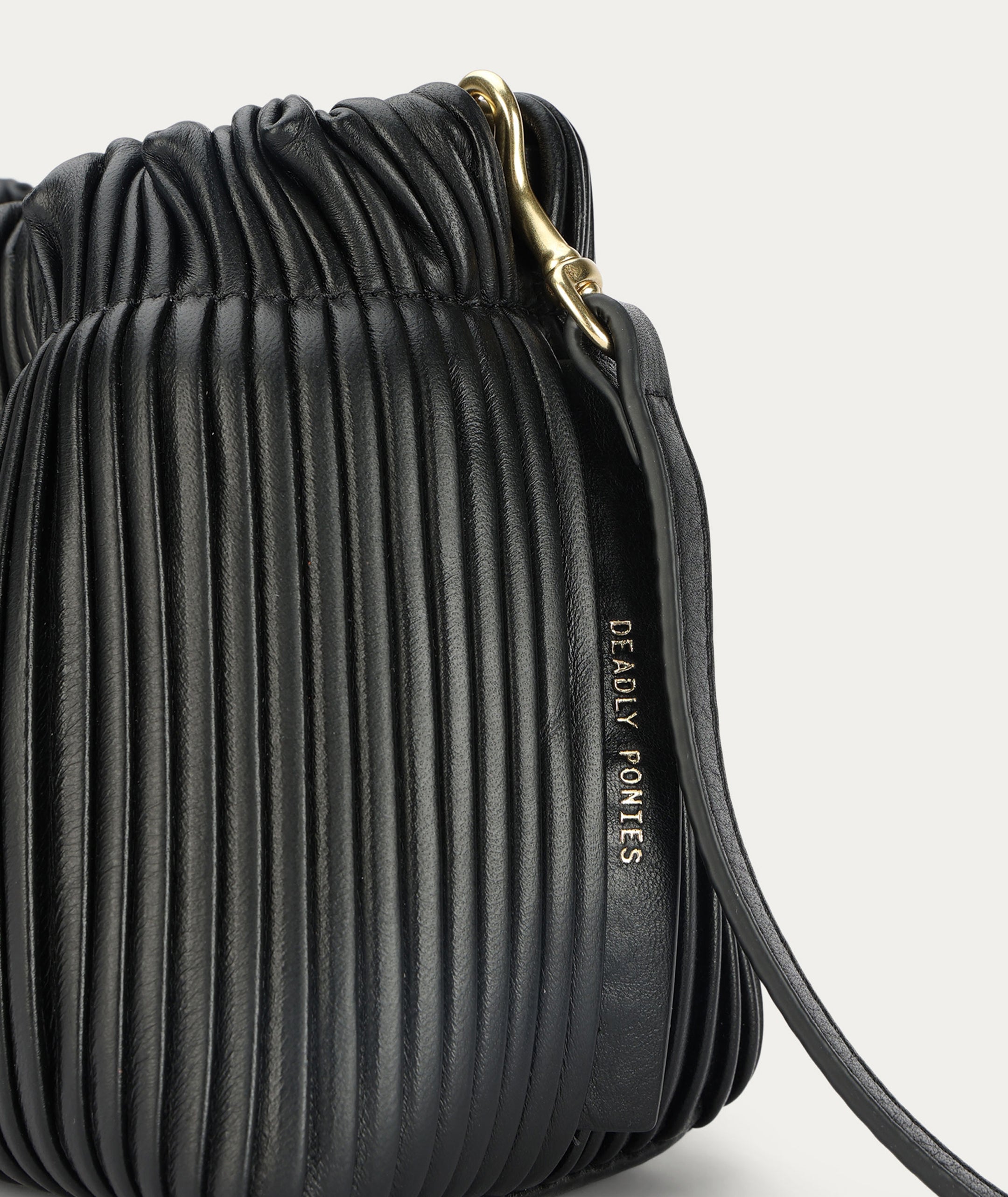 Mr Cinch Mini - Black Pleated