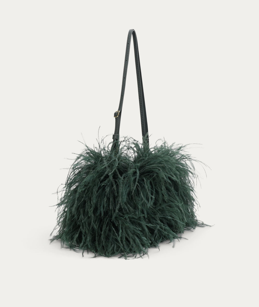 Mr Cinch Mini - Spruce Ostrich Feather