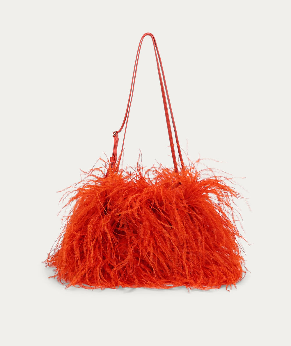 Mr Cinch Mini - Tamarillo Ostrich Feather