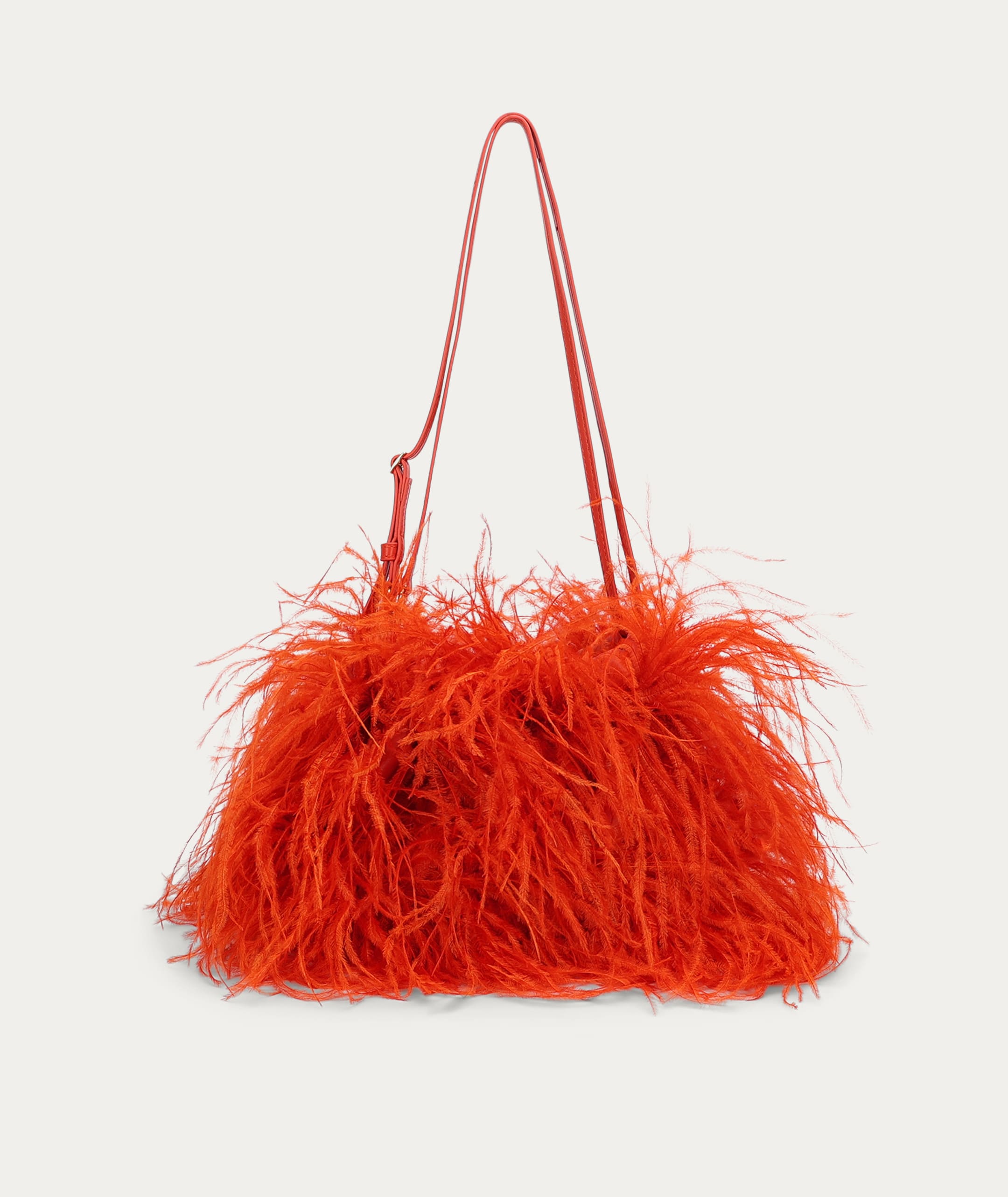 Mr Cinch Mini - Tamarillo Ostrich Feather